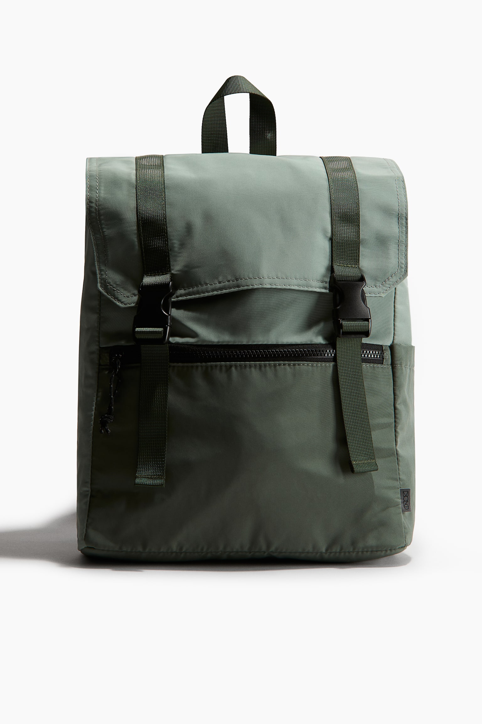 Water Repellent Sports Backpack - Sage green/Black - 1