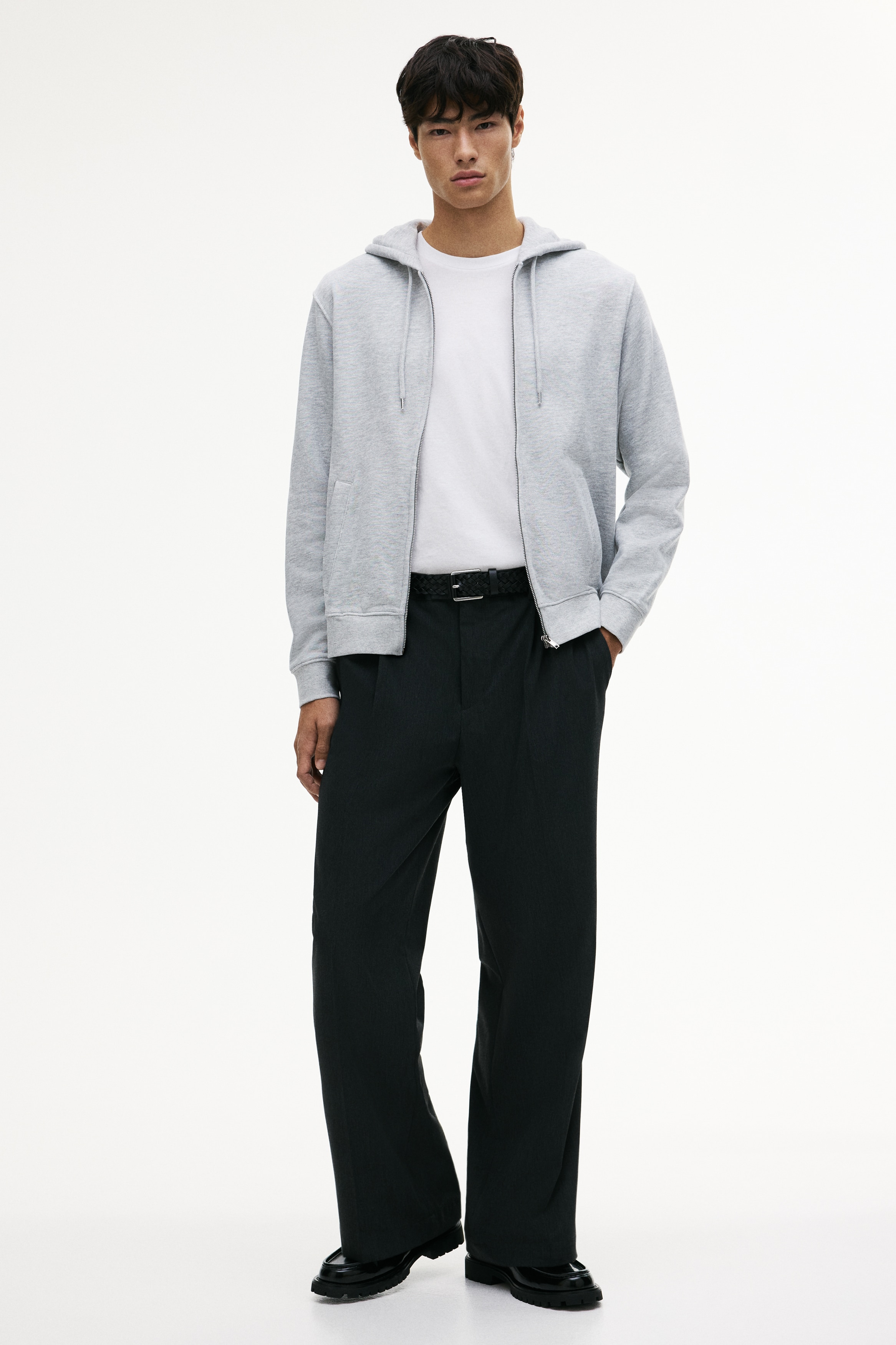 Regular Fit Zip-through hoodie