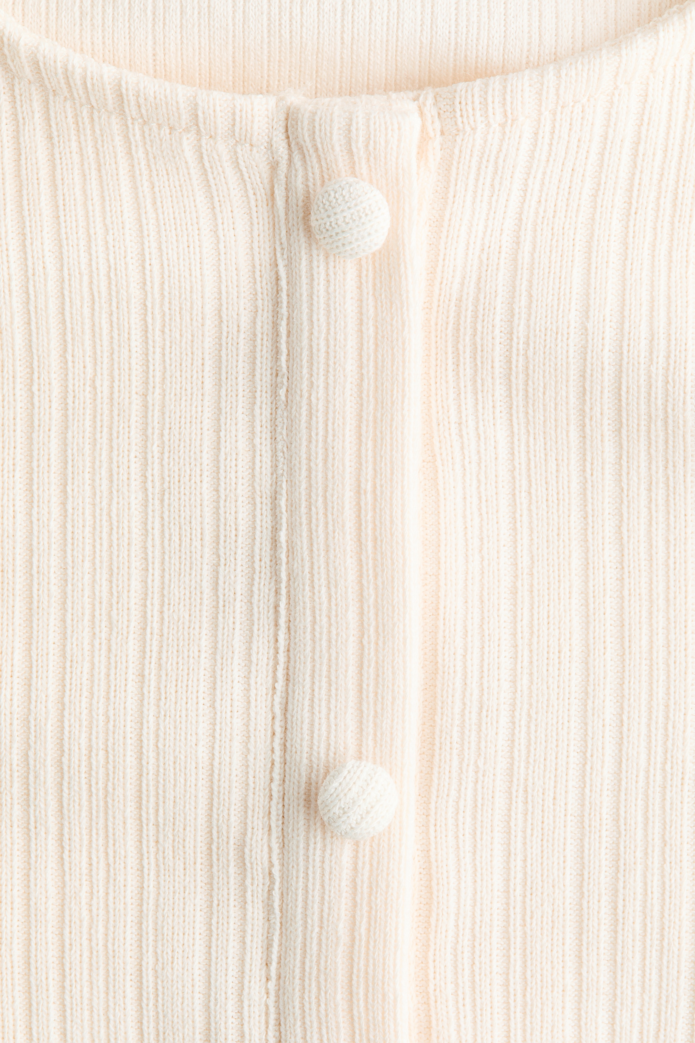 Rib-knit peplum cardigan