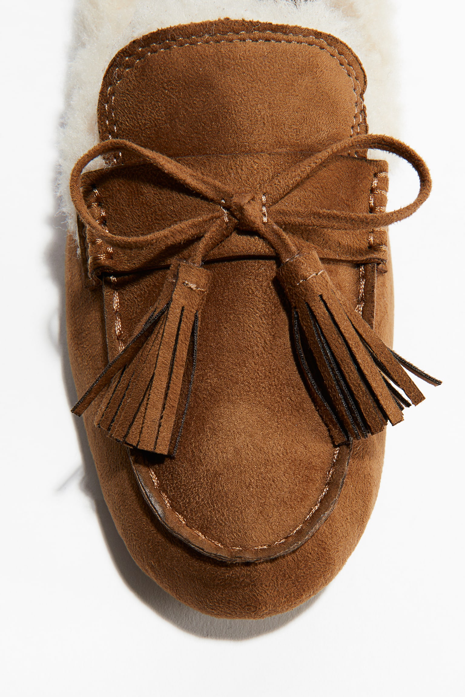 Женские тапочки H&M Warm-Lined Slippers, цвет: Коричневый — фото 2