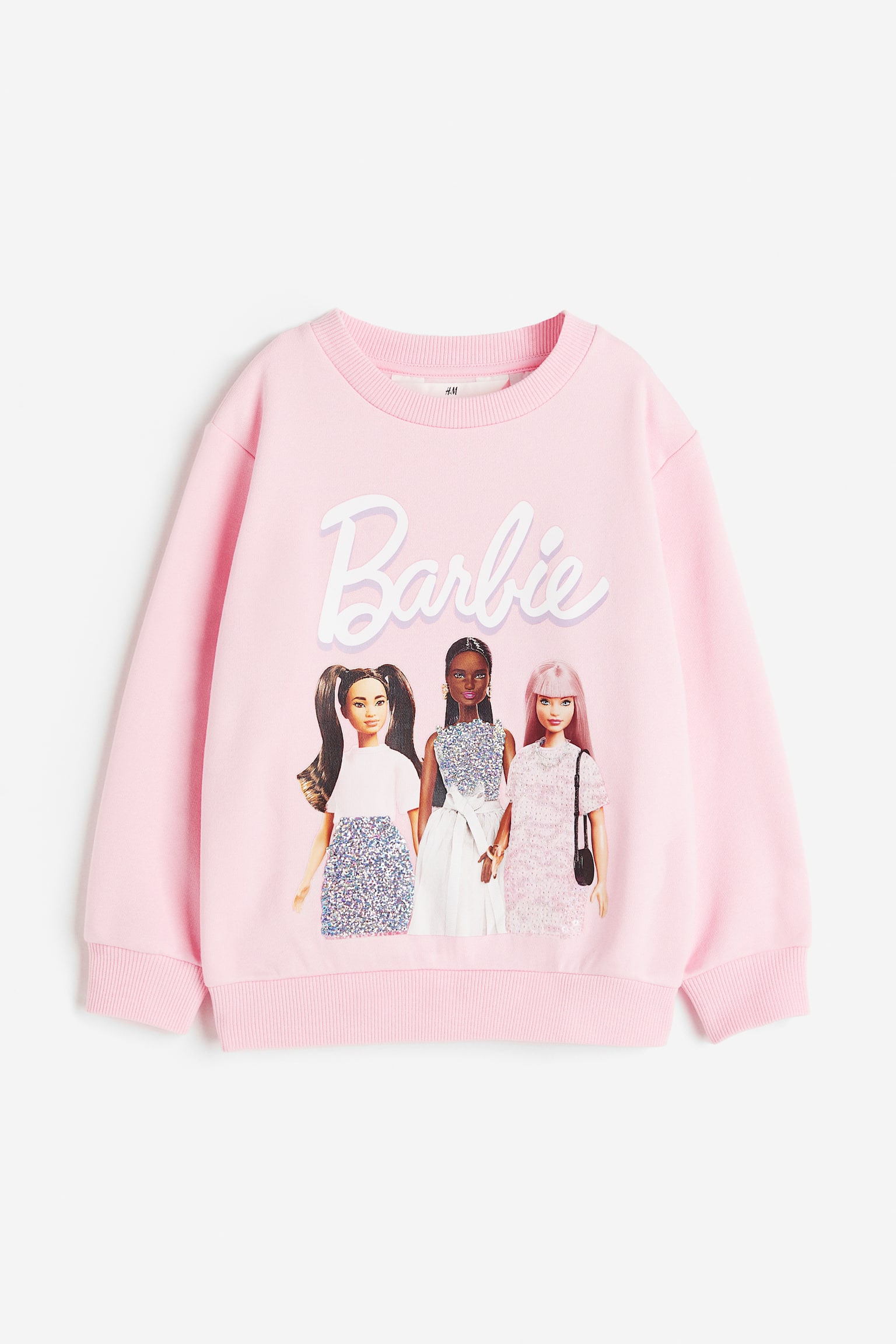 Print Sweater - Light pink/Barbie/Cream/Minnie Mouse/Light purple/Encanto/Light pink/Barbie/Light grey marle/Minnie Mouse/White/Frozen/Light pink/Frozen/Light beige/SmileyWorld®/Old rose/Minnie Mouse - 3