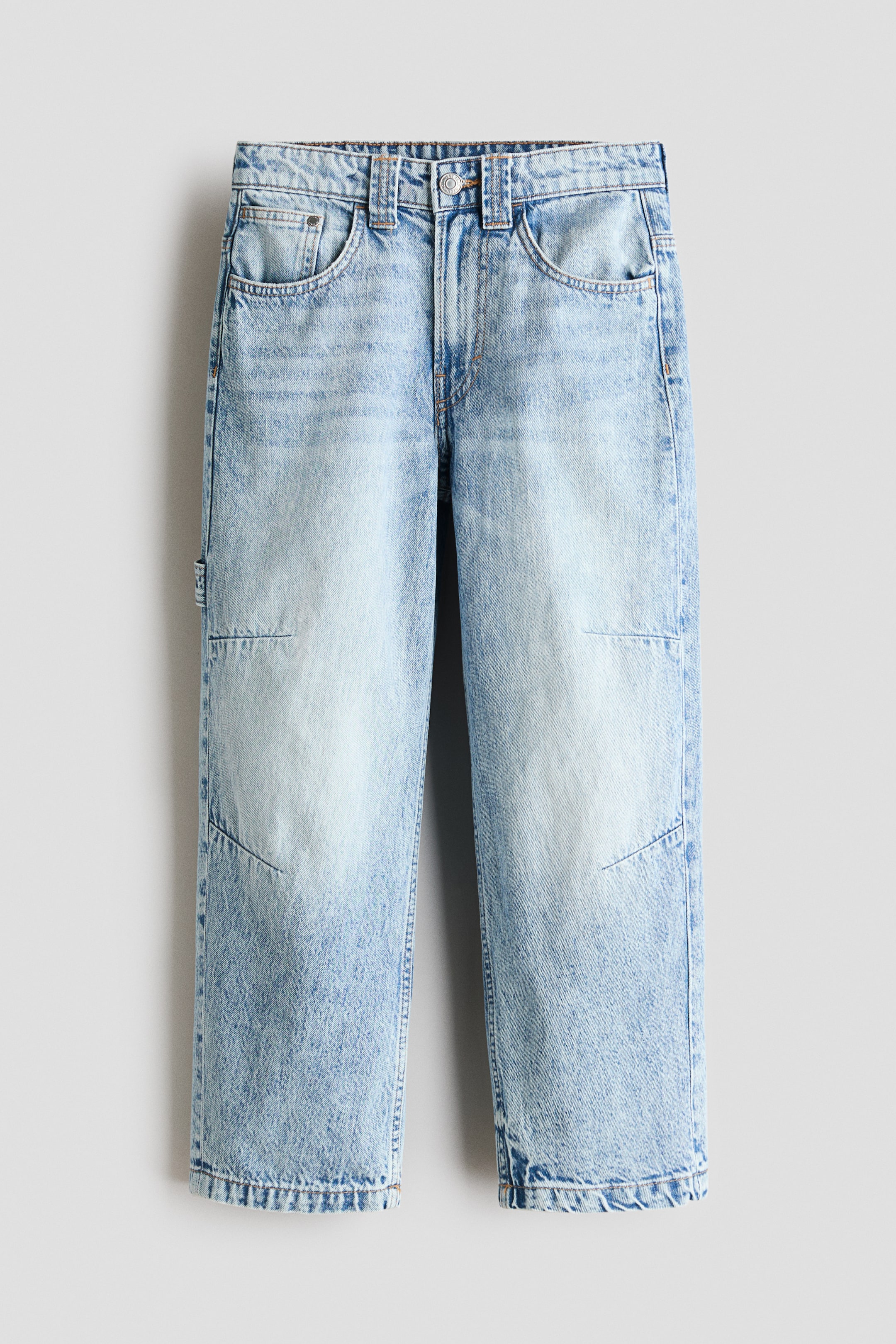 View larger image: Baggy Fit Carpenter jeans - Light denim blue - Kids | H&M 1