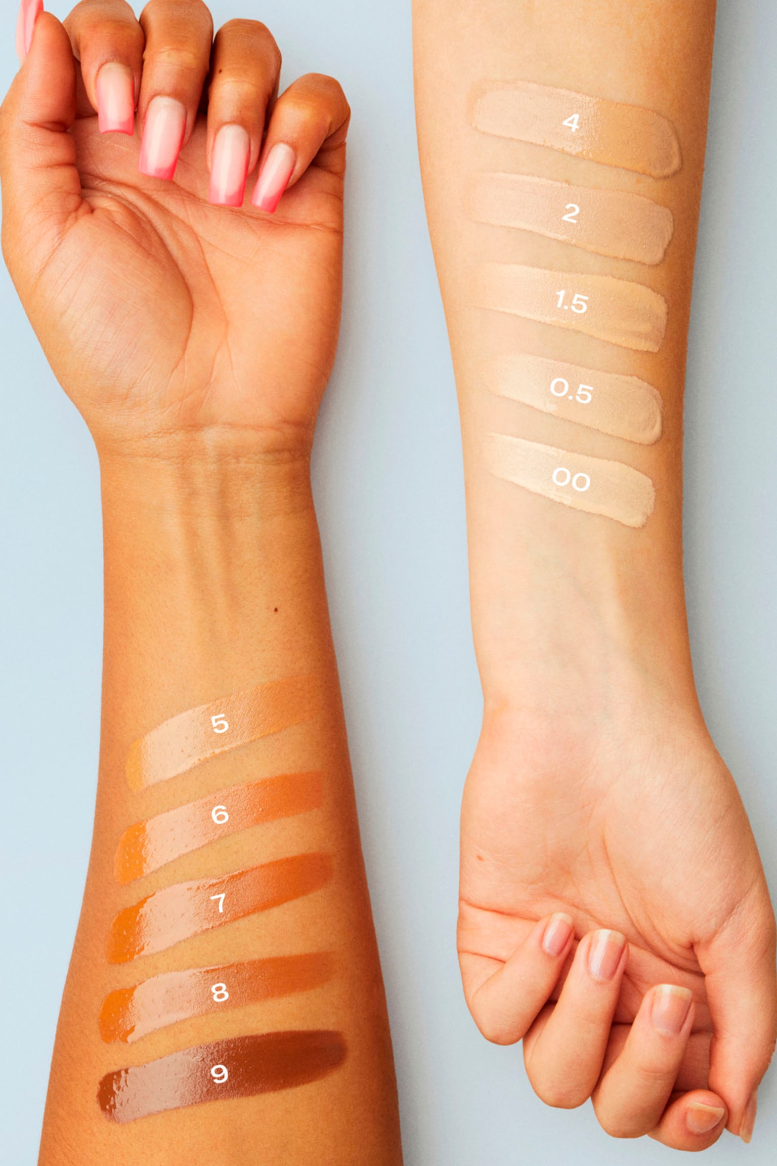 Inv Ill Vegan Serum Foundation - 00/1.5/2/0.5/4/5/6/7/8/9 - 3