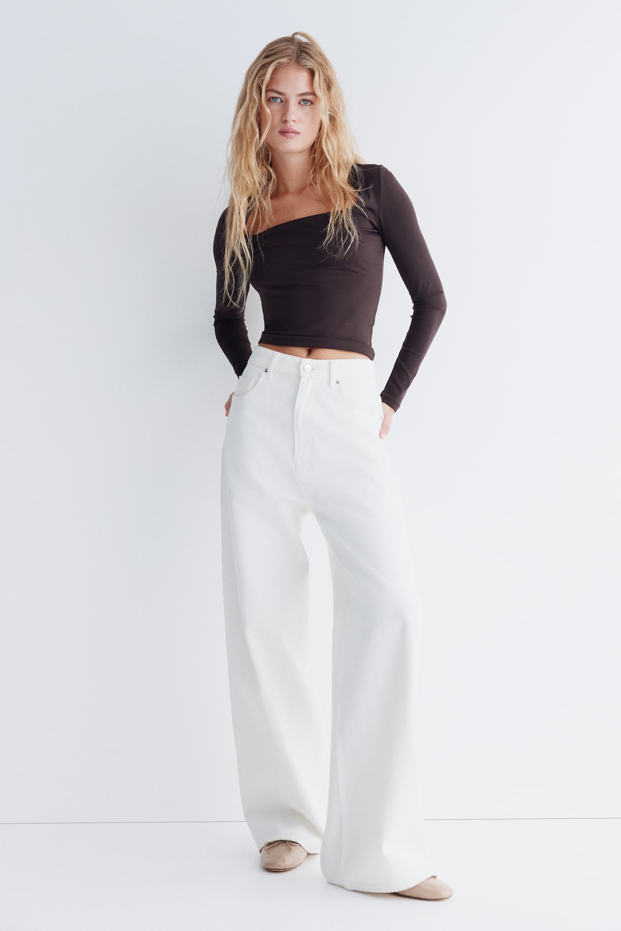 Long-Sleeved Microfiber Top - image 4