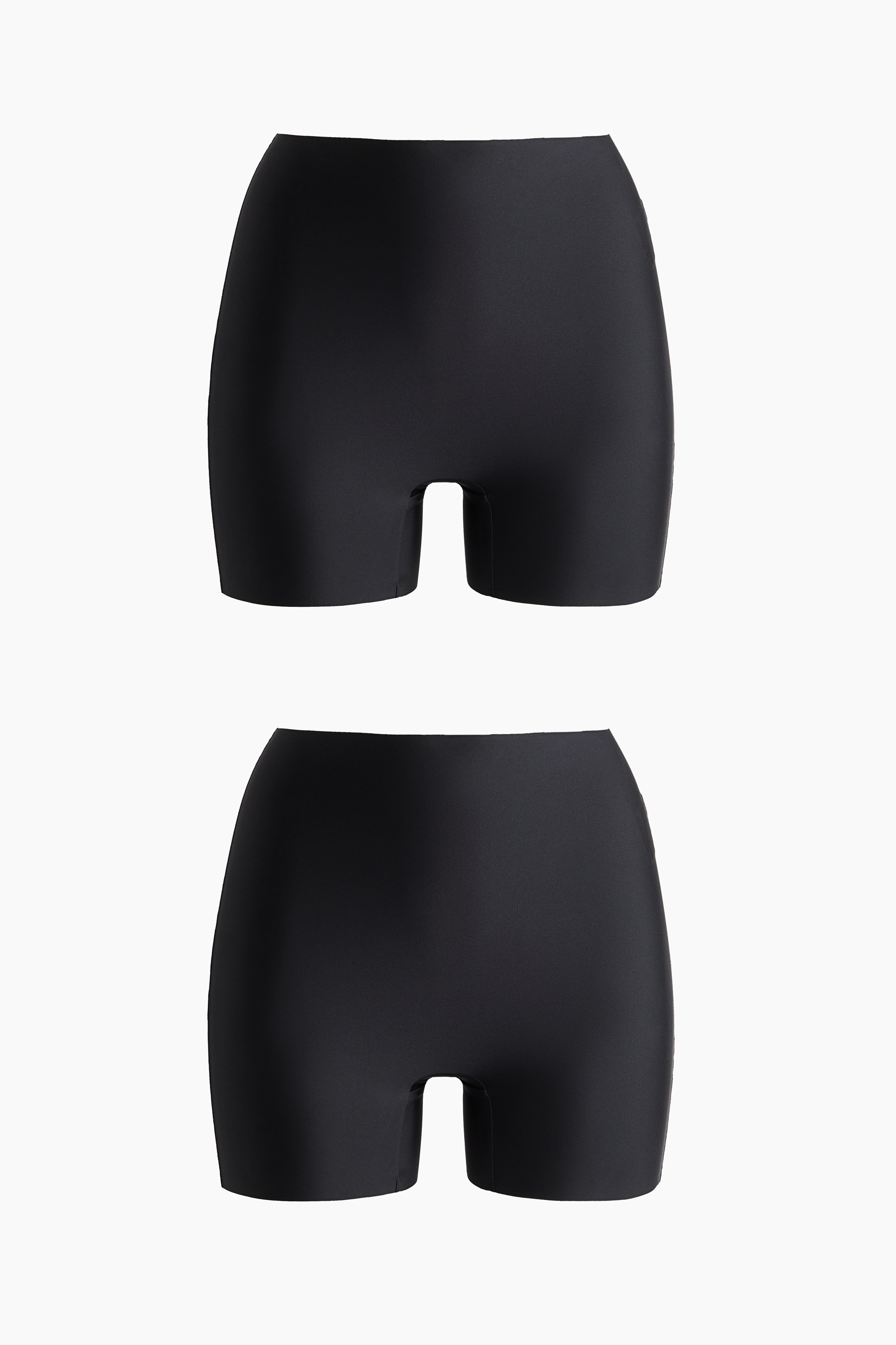 Σετ με 2 σορτς ήπιας σύσφιξης - Μαύρο/Μπεζ