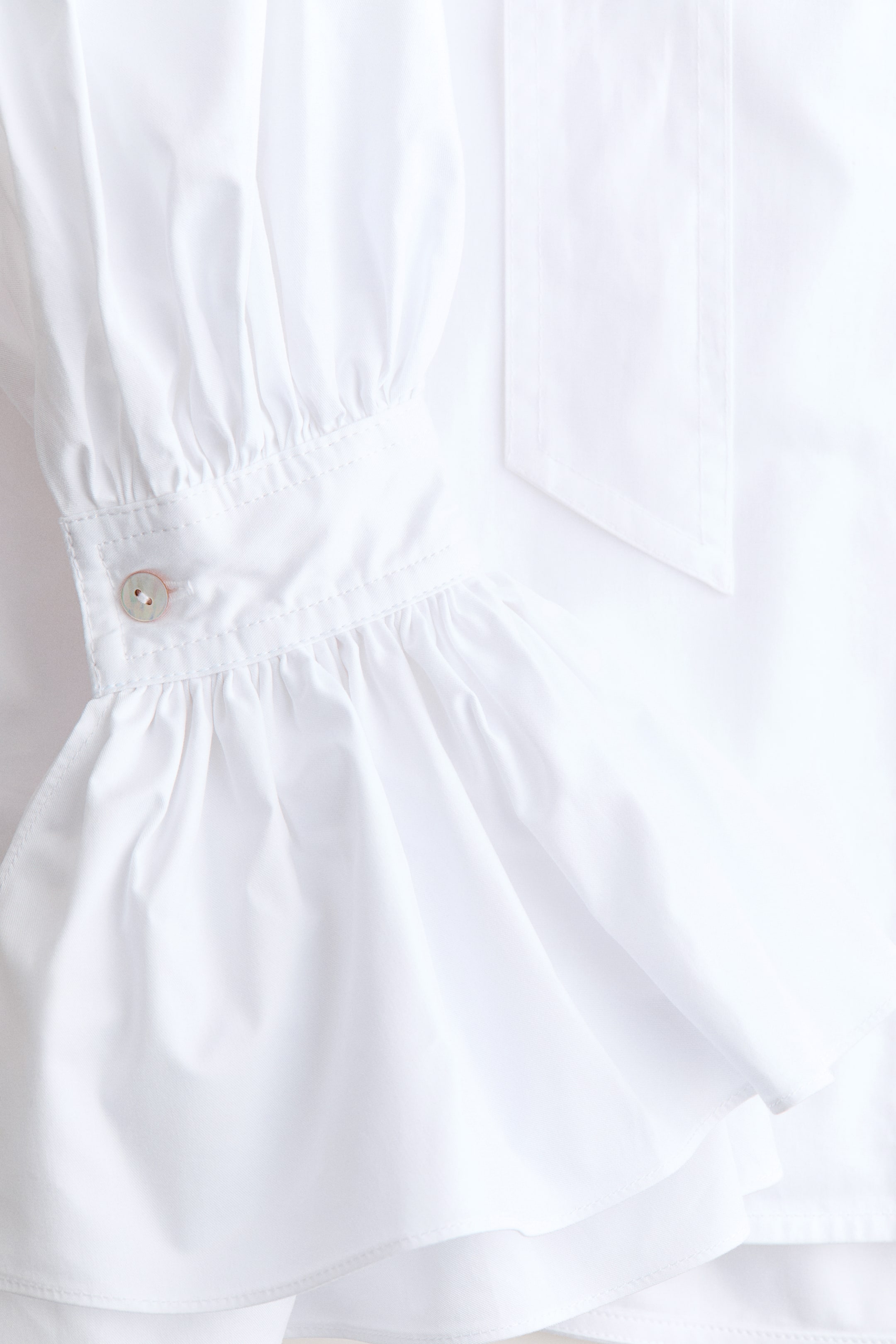 Bow-Detail Cotton Shirt