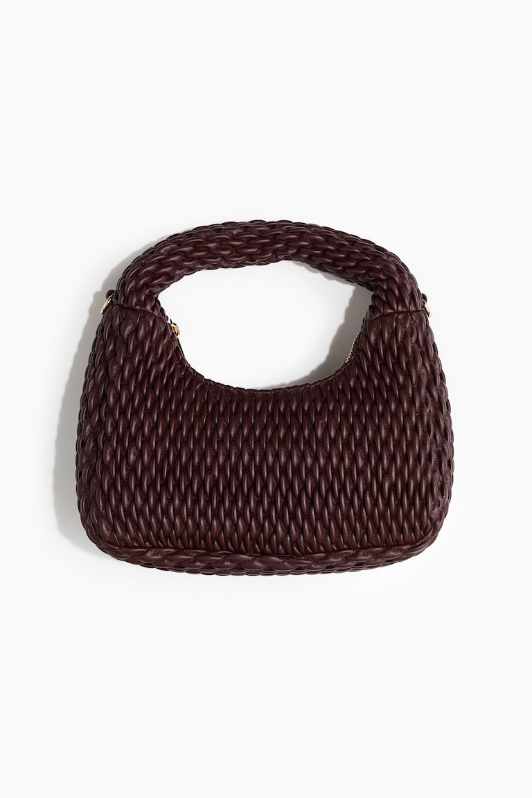 H&m Weinrote Handtasche Gesteppte Crossbody-Tasche