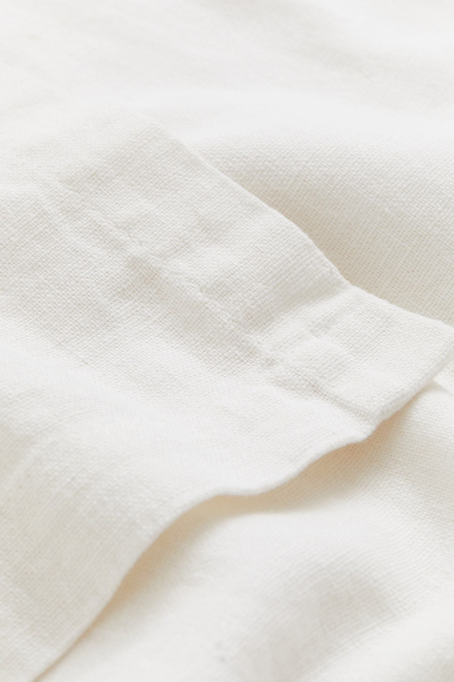 Linen-blend tablecloth - White/Brown/Beige/Brown/Light mole/Light rust red - 2