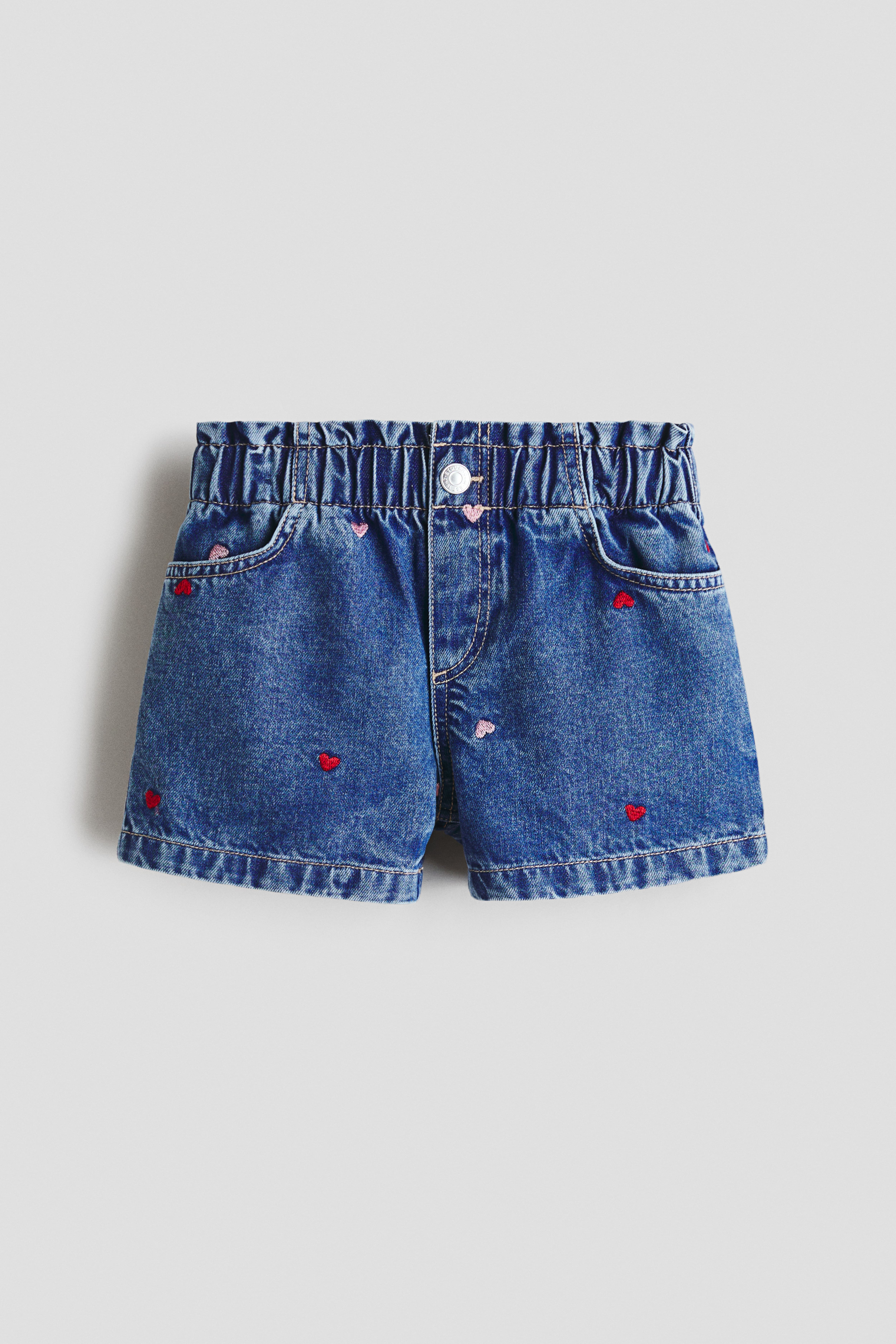 Embroidered-Detail Shorts