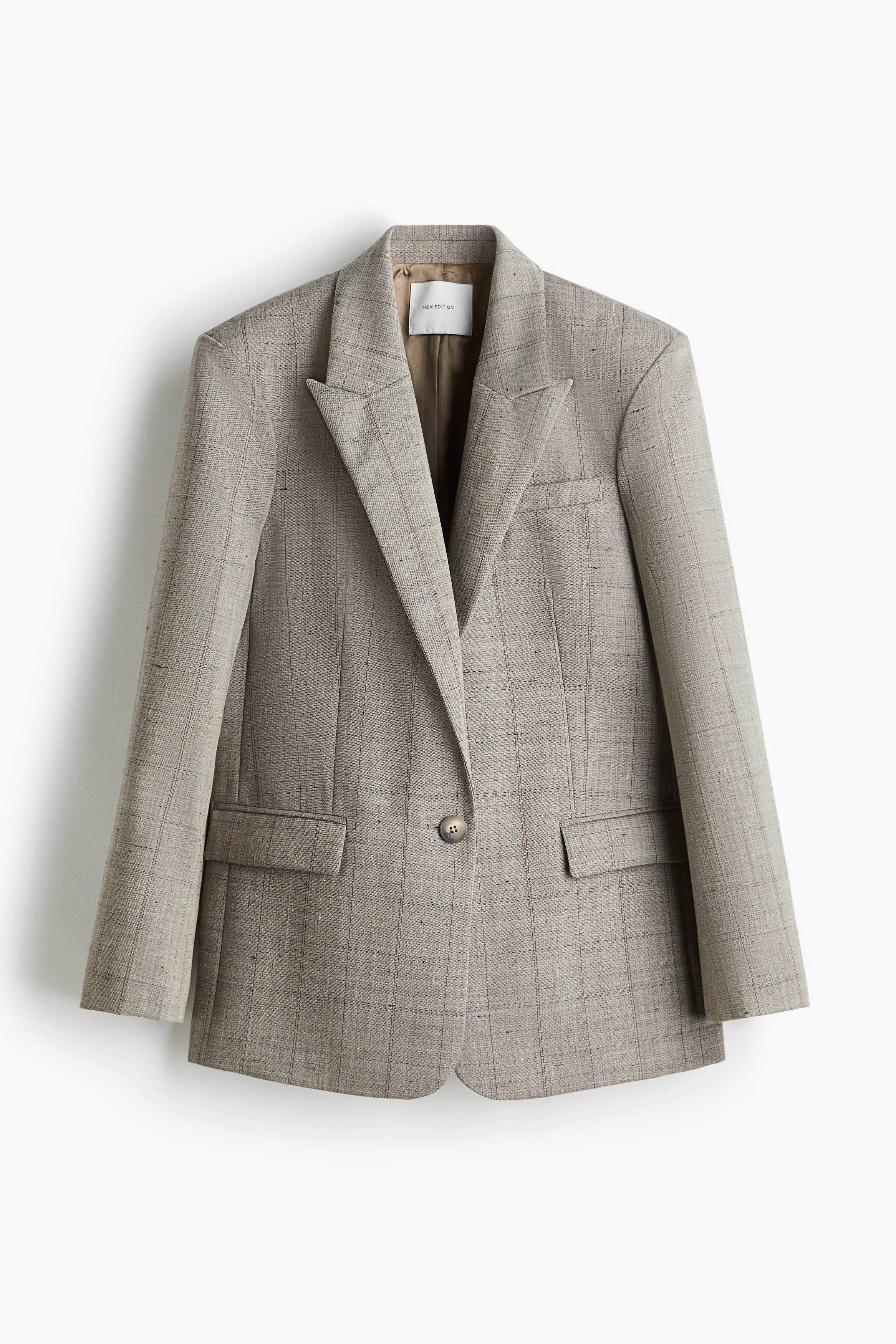 H & M - Blazer aus Wollmix - Grau - Damen