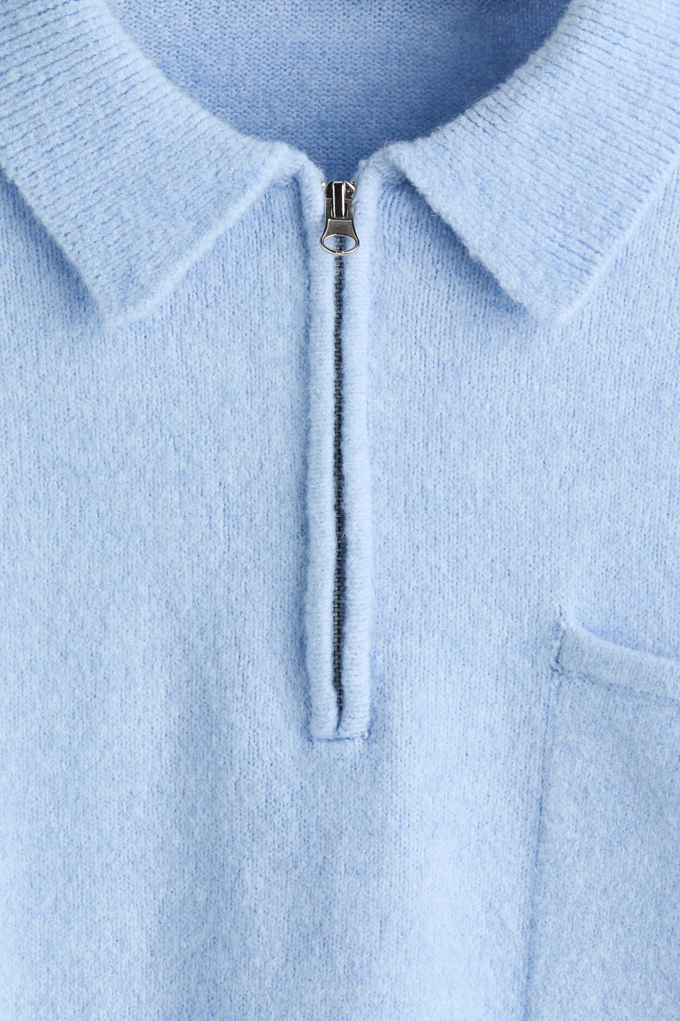 Regular Fit Zip-top jumper