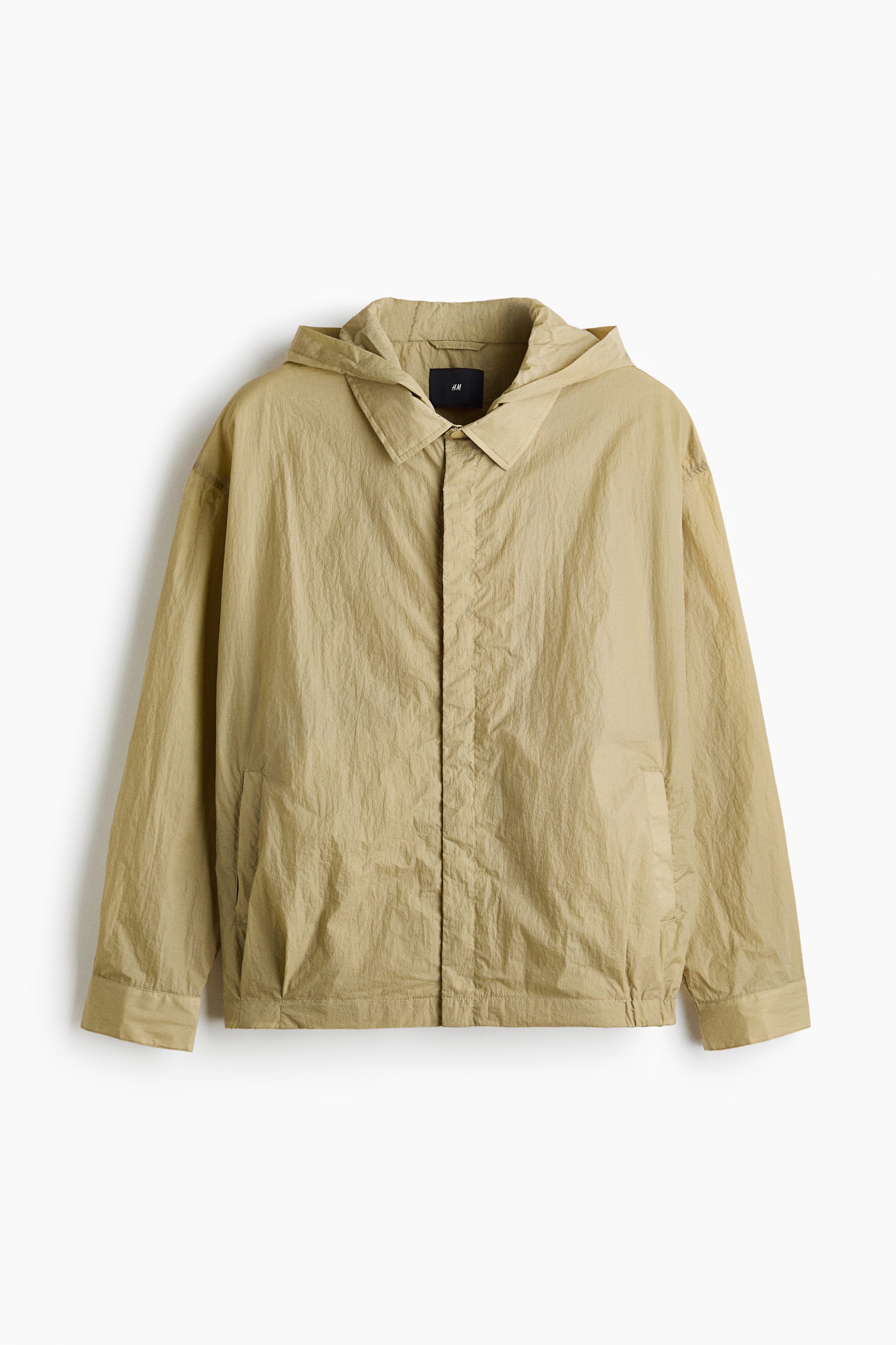 윈드프루프 재킷 - 라이트 카키 그린/블랙