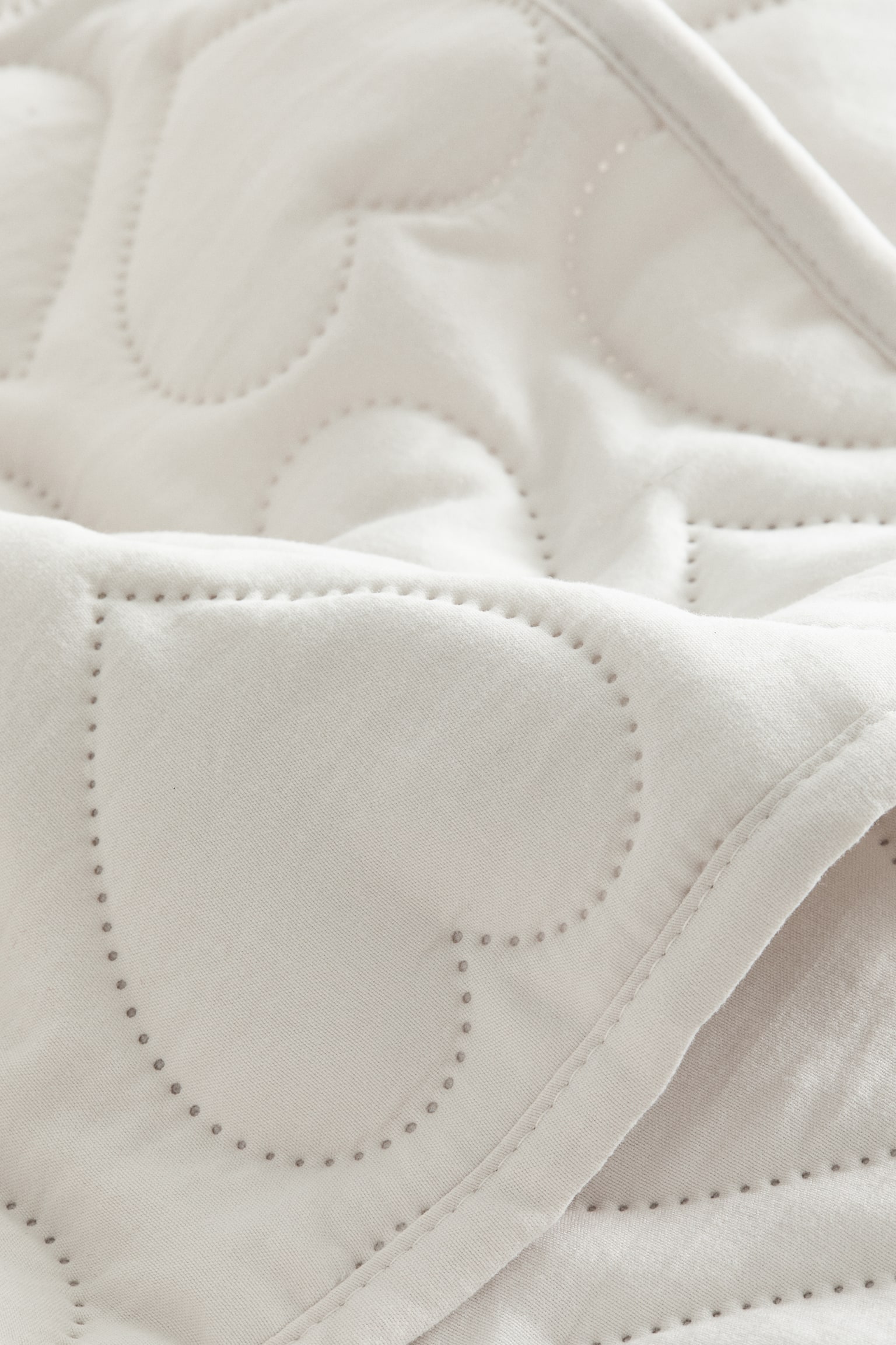 Quilted bedspread - Cream - 3