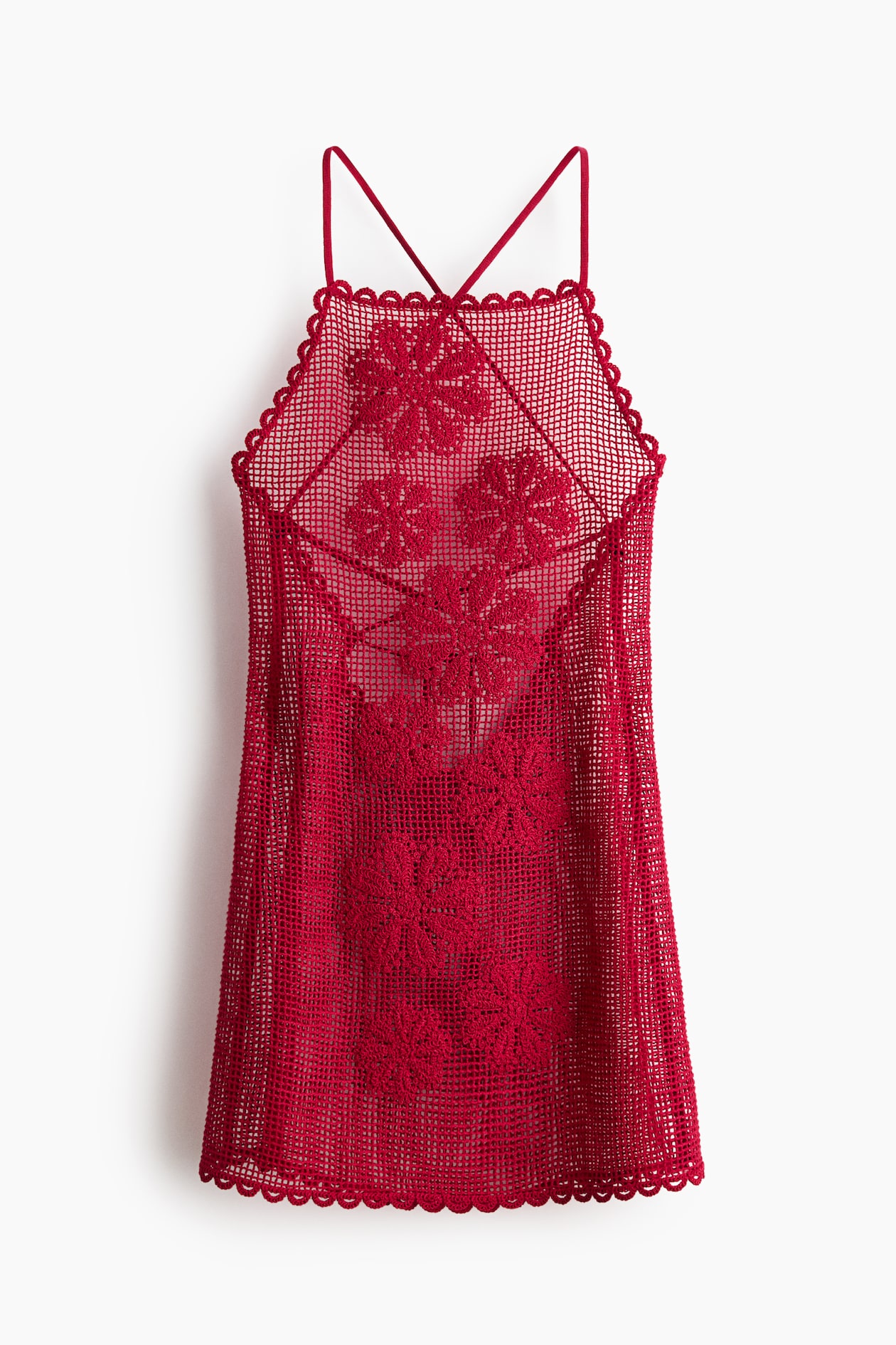 Crochet-Look Beach Dress