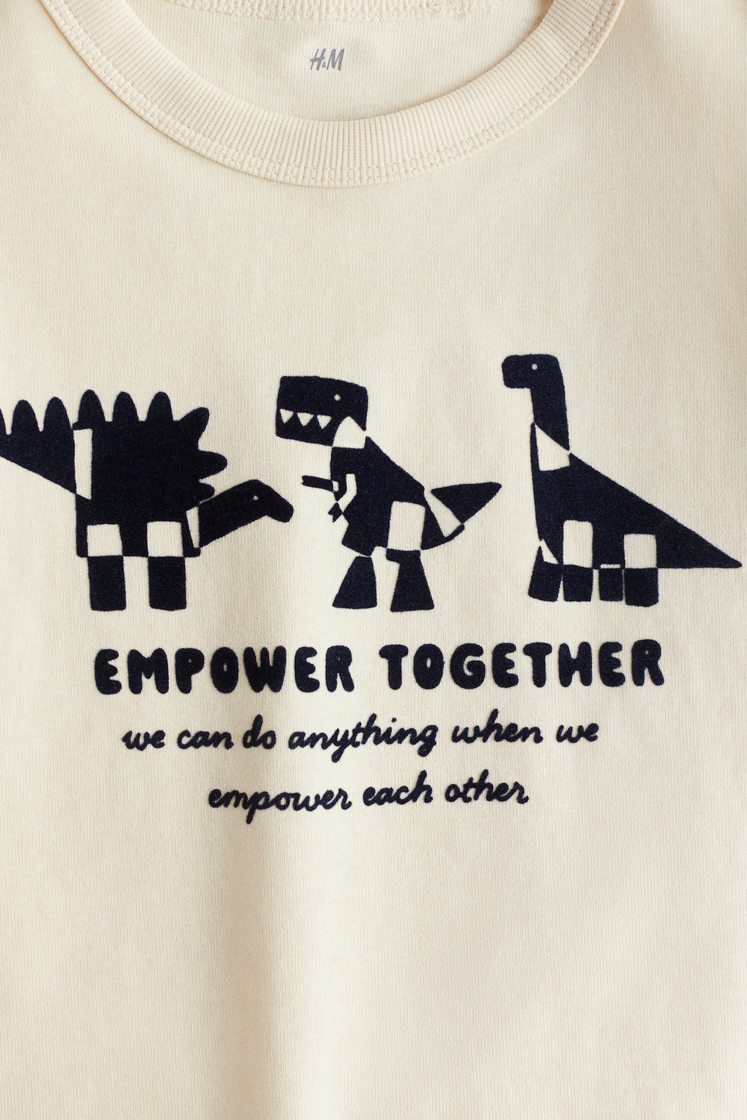 長袖Tシャツ - ライトベージュ／Empower Together/ホワイト／ペンギン/White/Skull/Black/Striped/dc - 2