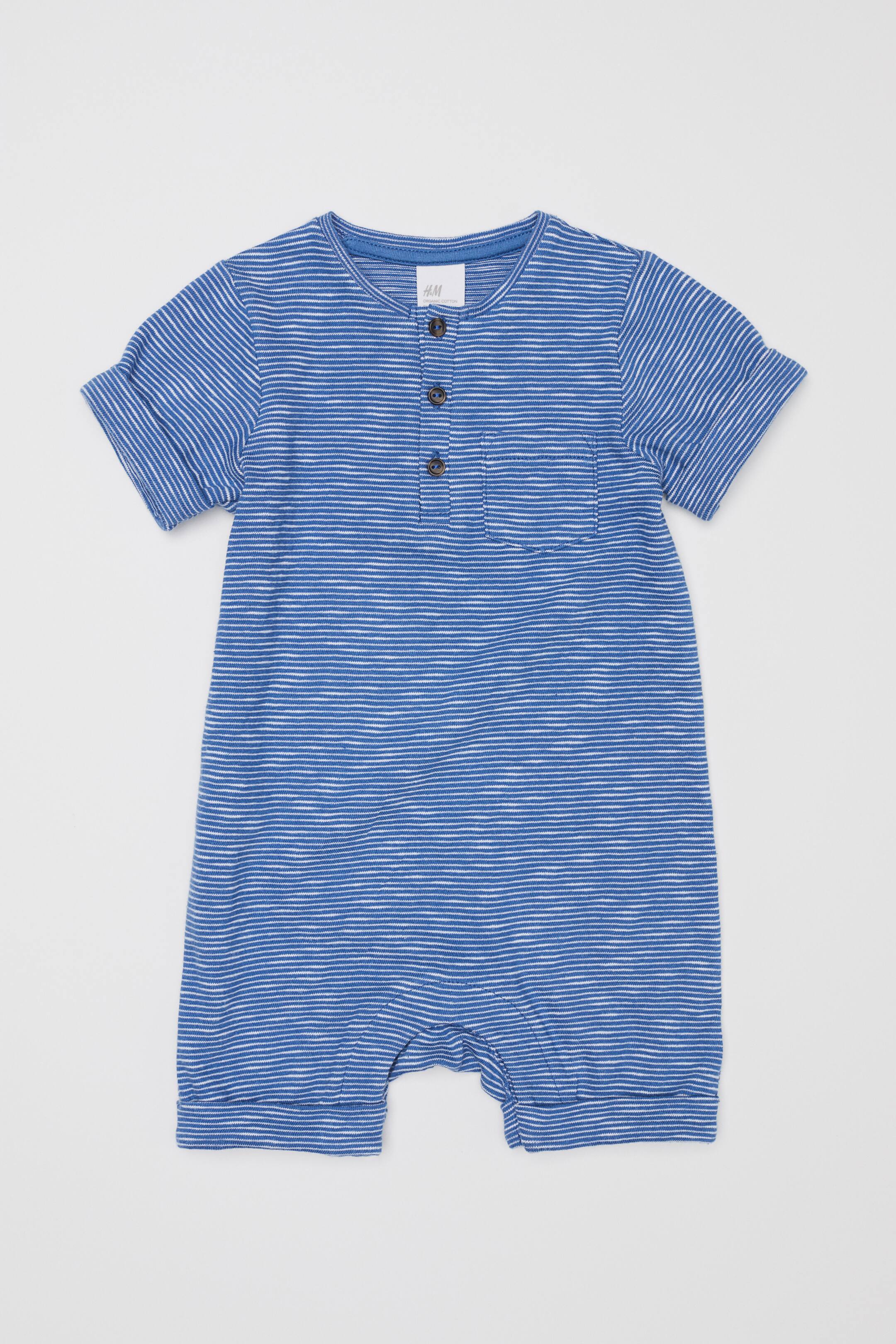 Barboteuse Nautica Fille 4T Sans Manches – Jean Bleu Et Blanc – Occasion