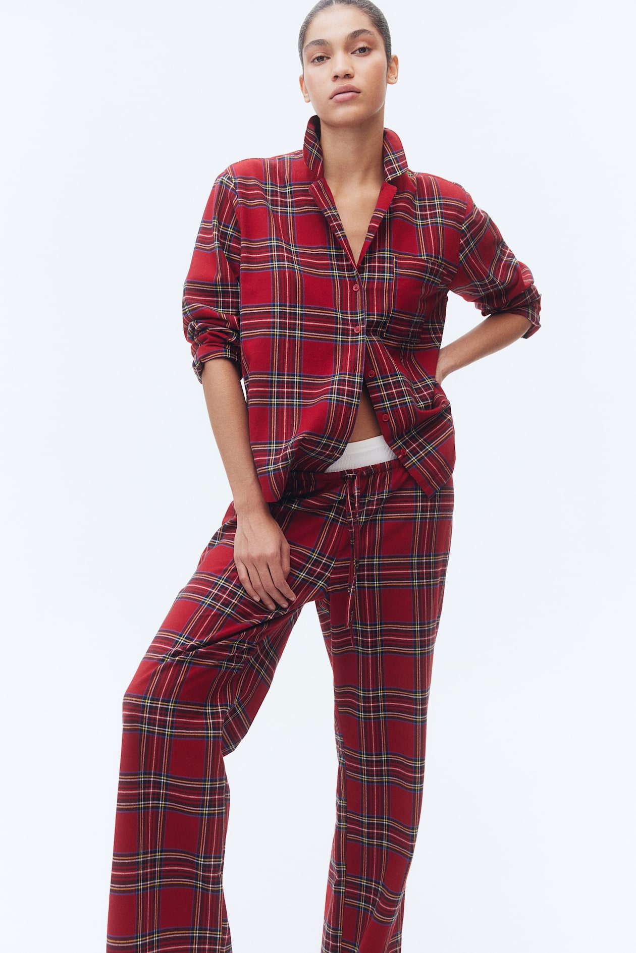 Franela Pijamas Cortos Mujer H&m Pijamas Navidad Pijamas