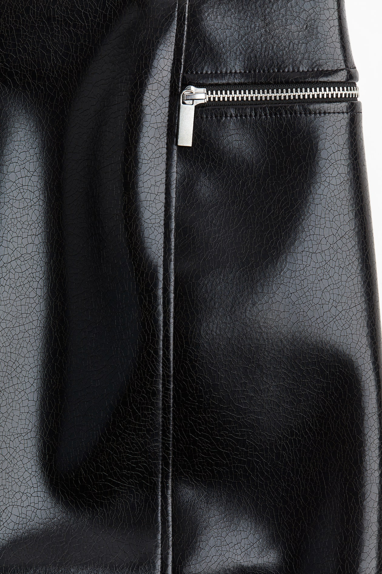 Coated Pencil Skirt - image 5