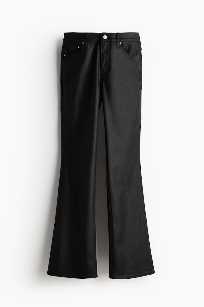 Curvy Fit Bootcut High Jeans - Nero/Nero - 1