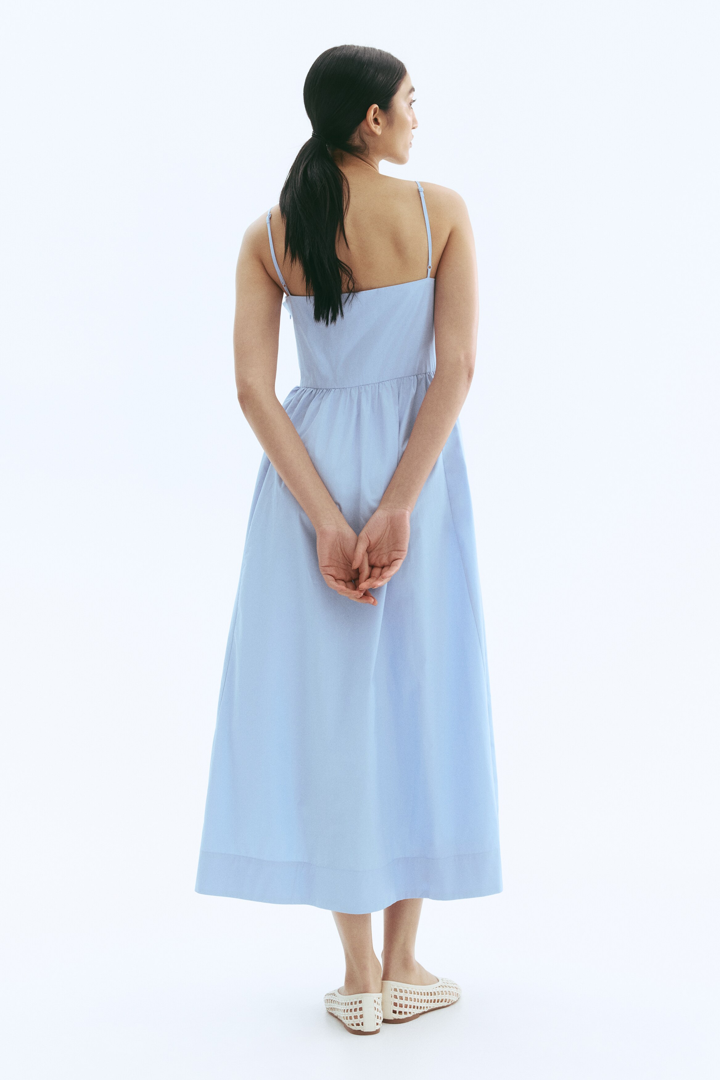 Cotton strappy dress