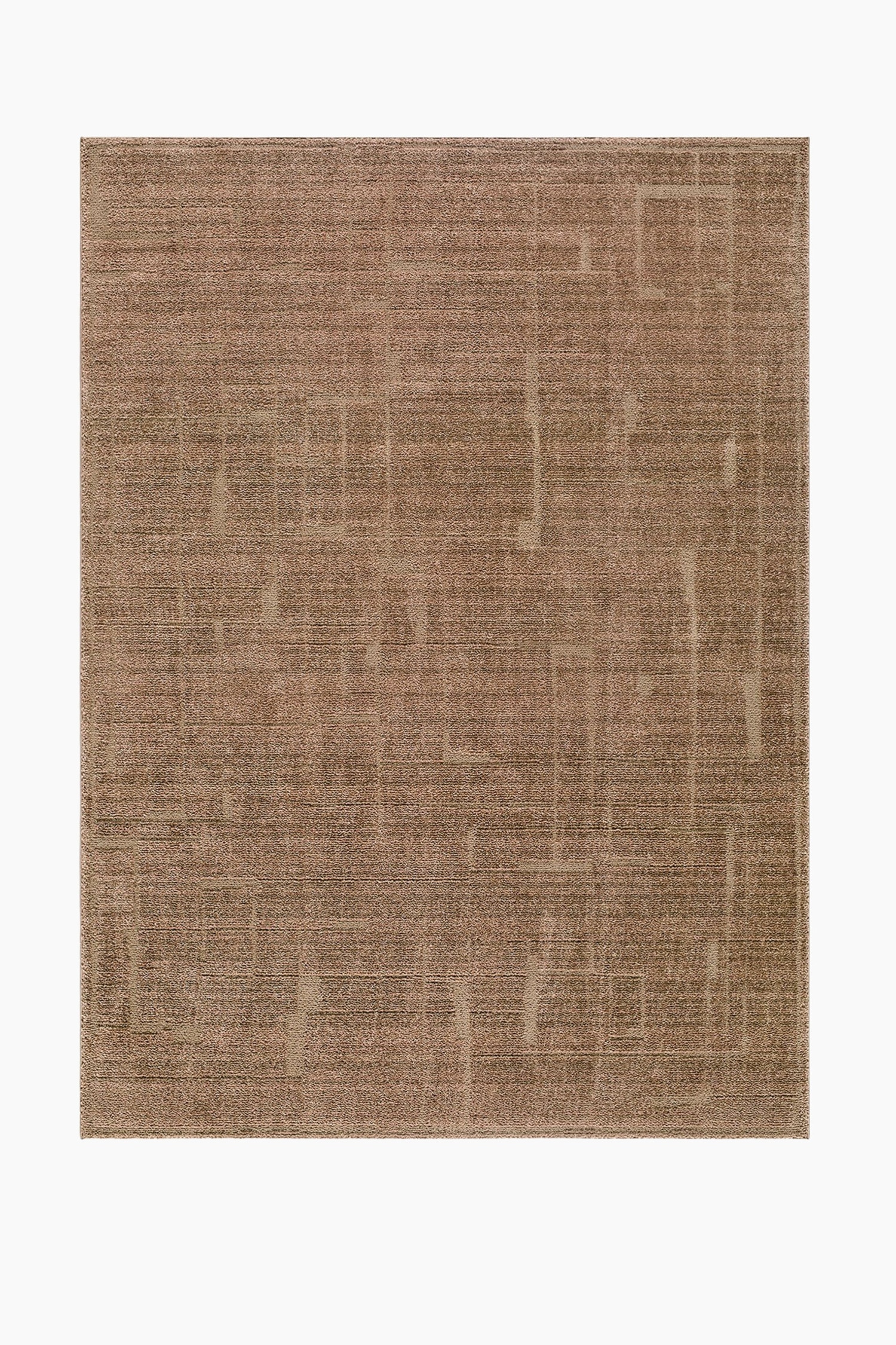 Alba Modern Graphic Rug - Brown/Green