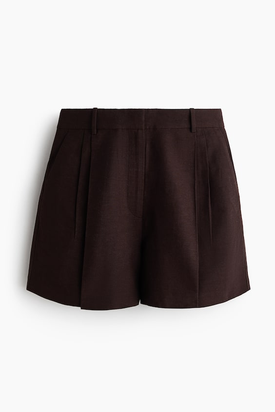 Женские шорты H&M Dressy Linen-Blend Shorts