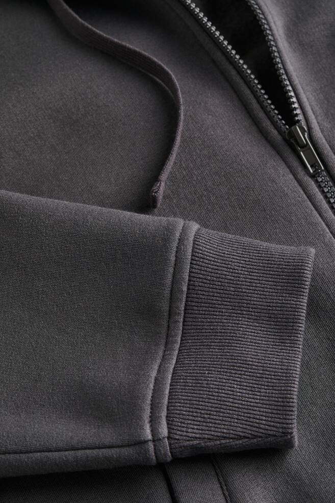 Relaxed Fit Zip-through hoodie - Dark grey/Black/Grey marl/Light beige/dc/dc - 7