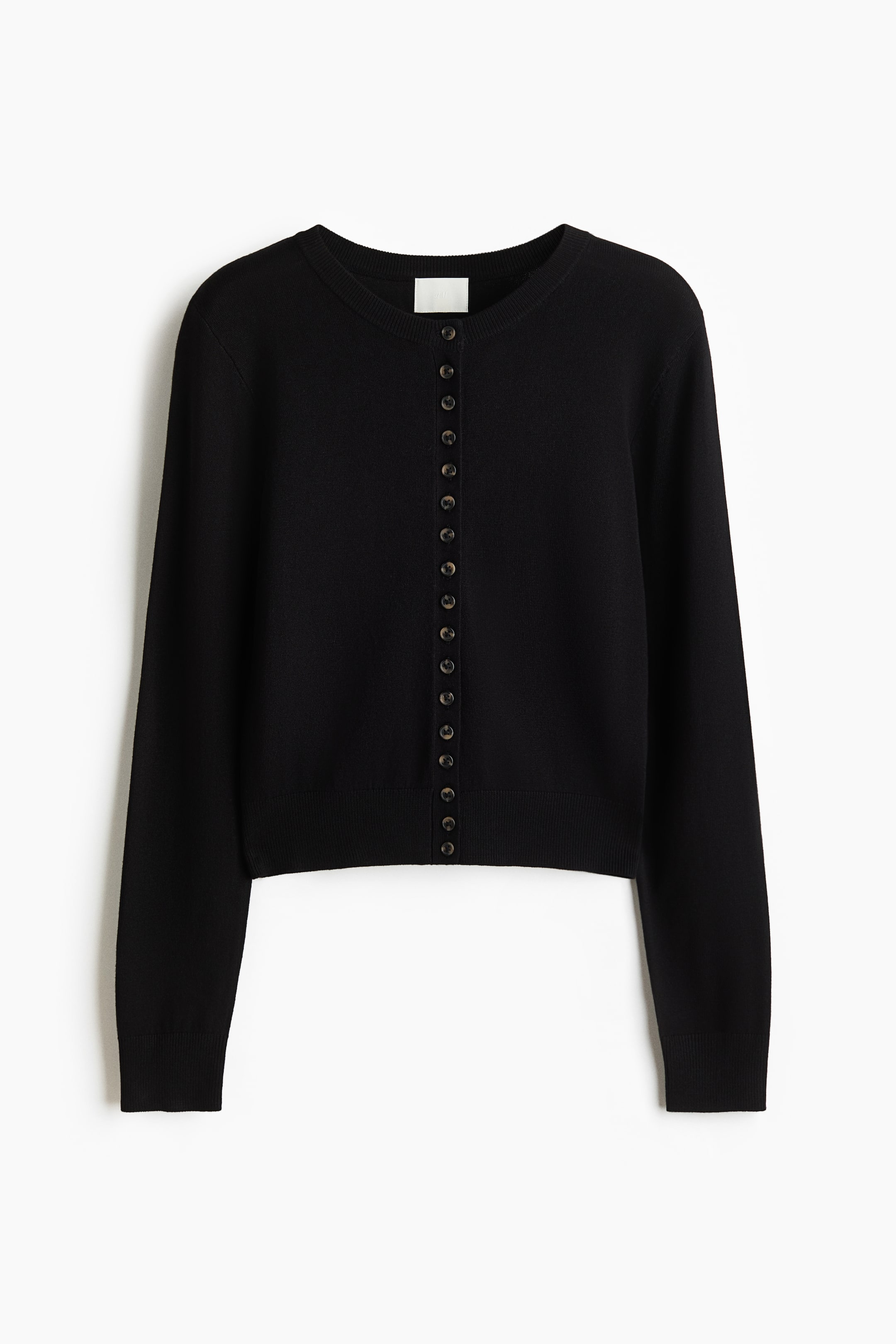 View larger image: Fine-knit cardigan - Black - Ladies | H&M 1