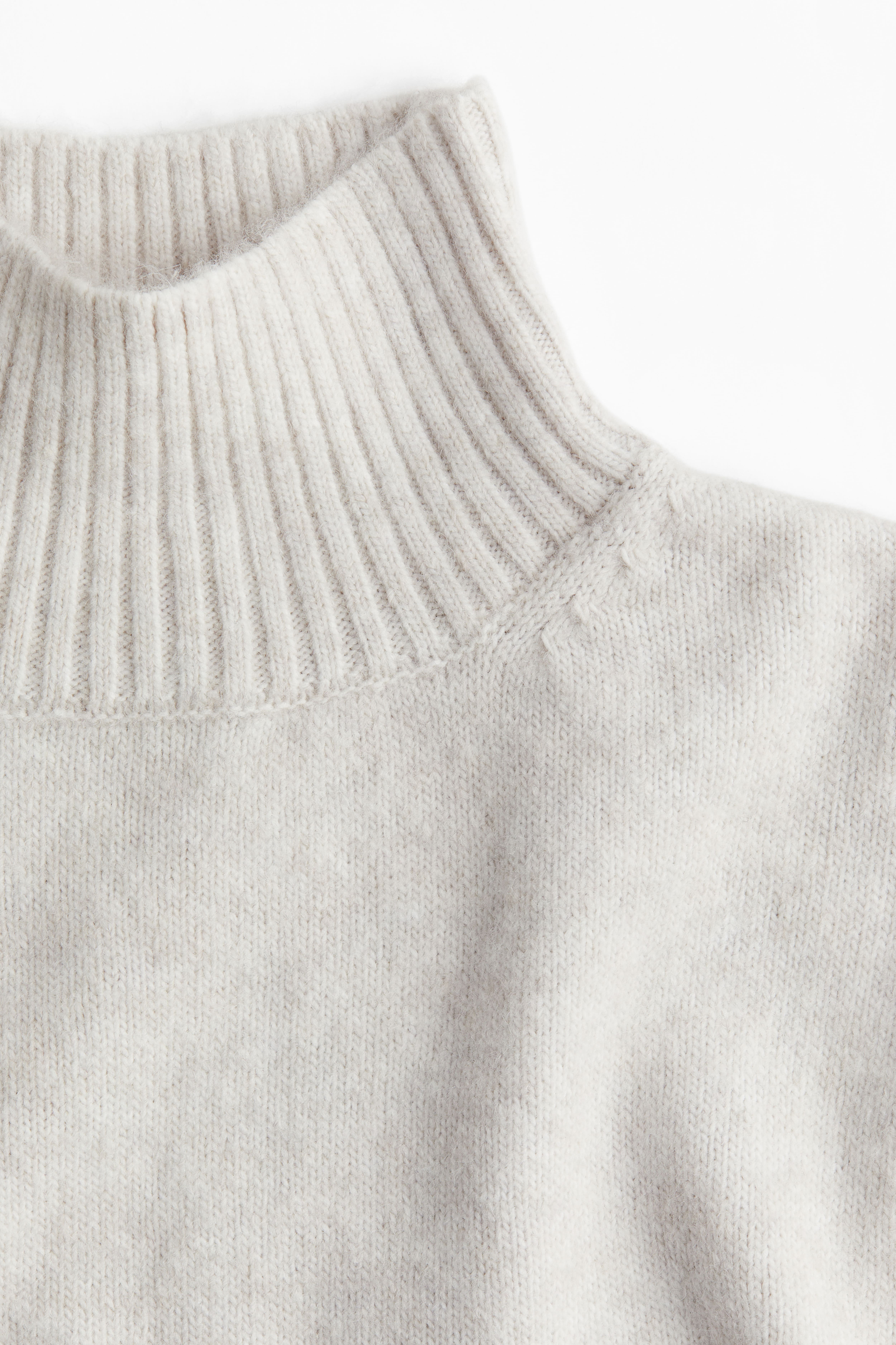 knit mock turtleneck dress