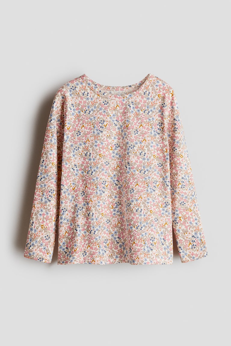 Printed Jersey Top