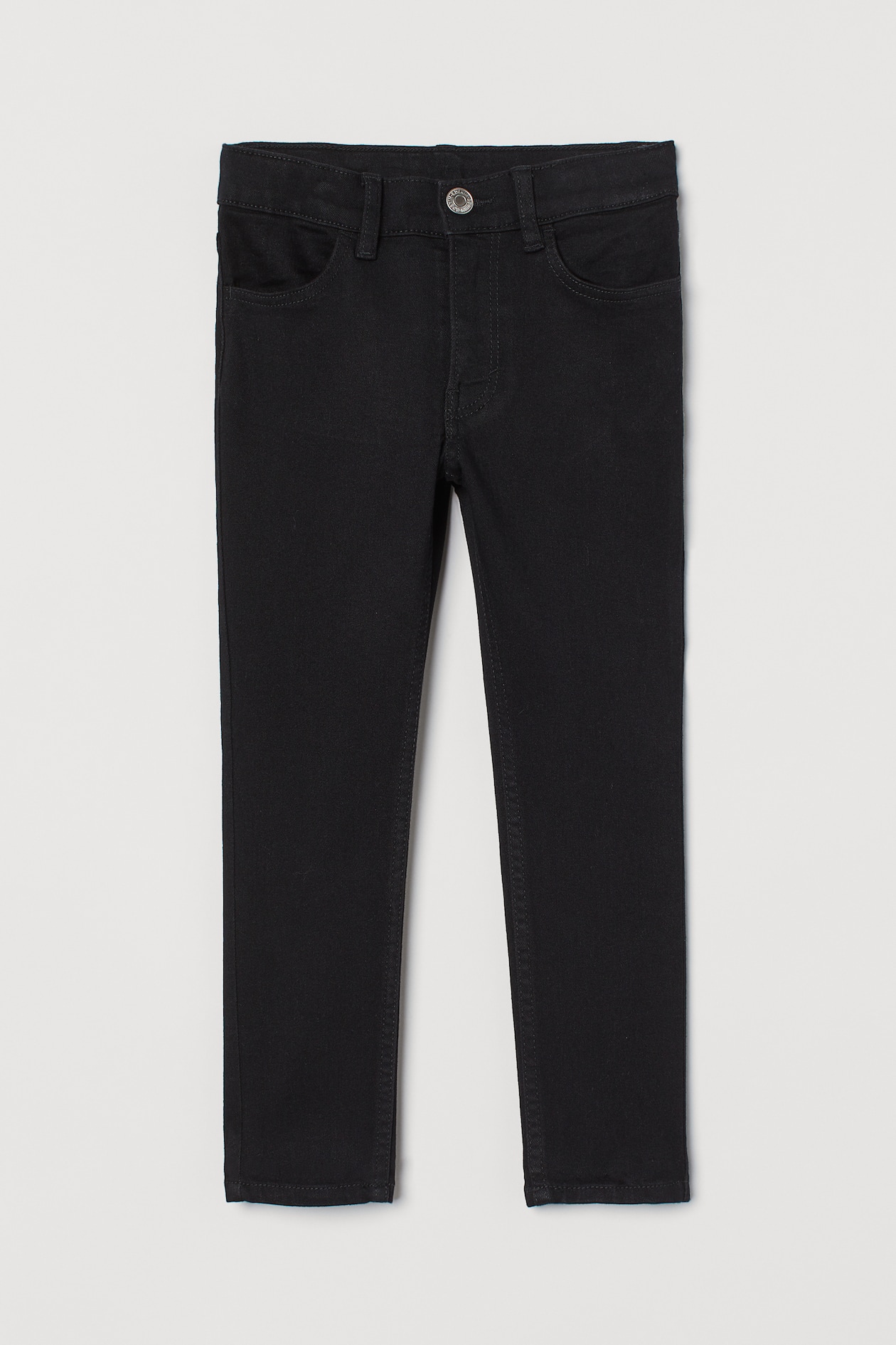 Skinny Fit Jeans - Regular waist - Long - Black - Kids | H&M US