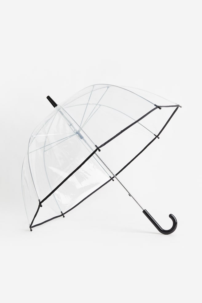 Transparent umbrella - Transparent/Black/Transparent/White/Transparent/Light pink - 1
