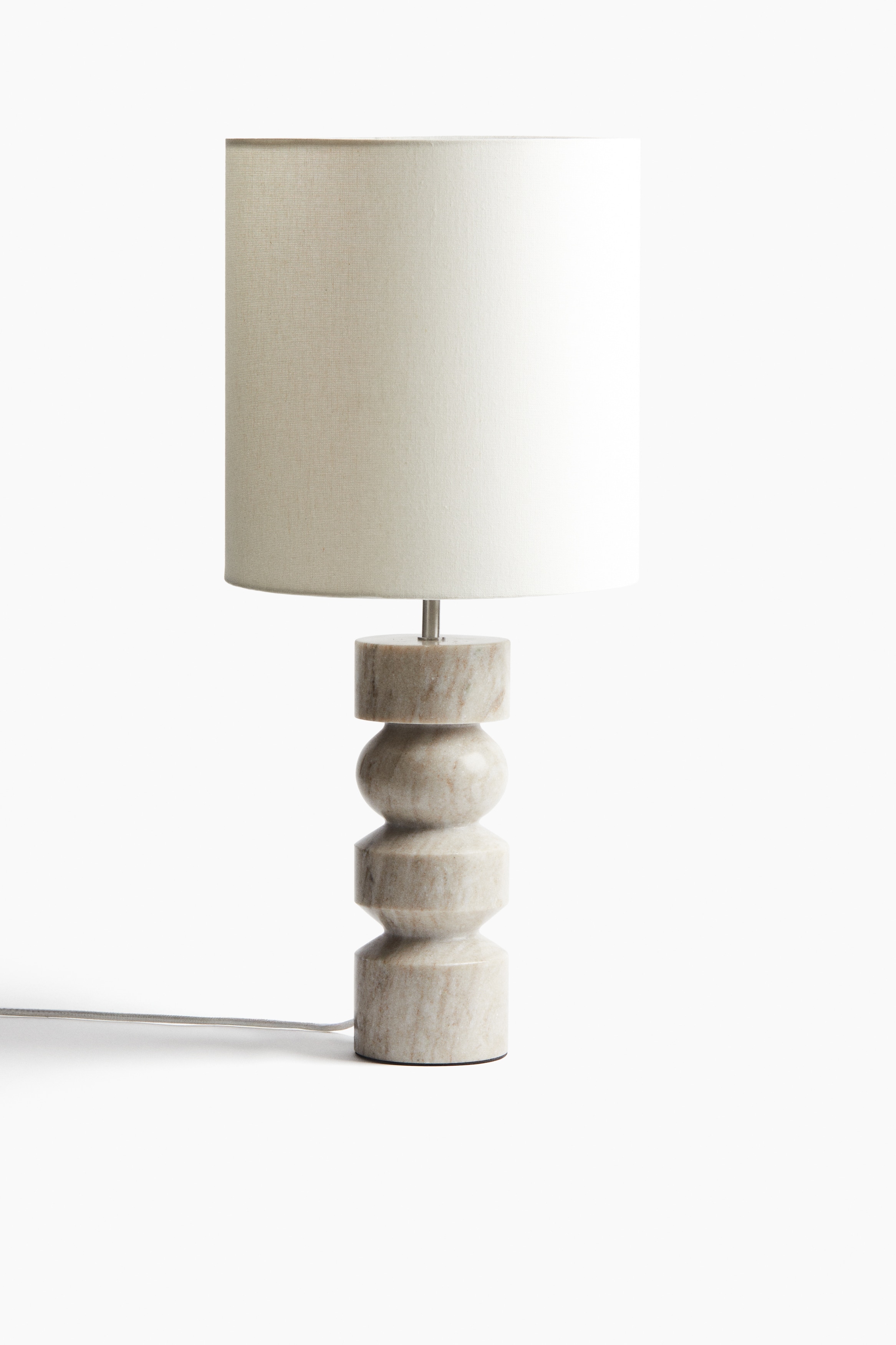 H&M Home  - Marble table lamp - Beige/Marbled