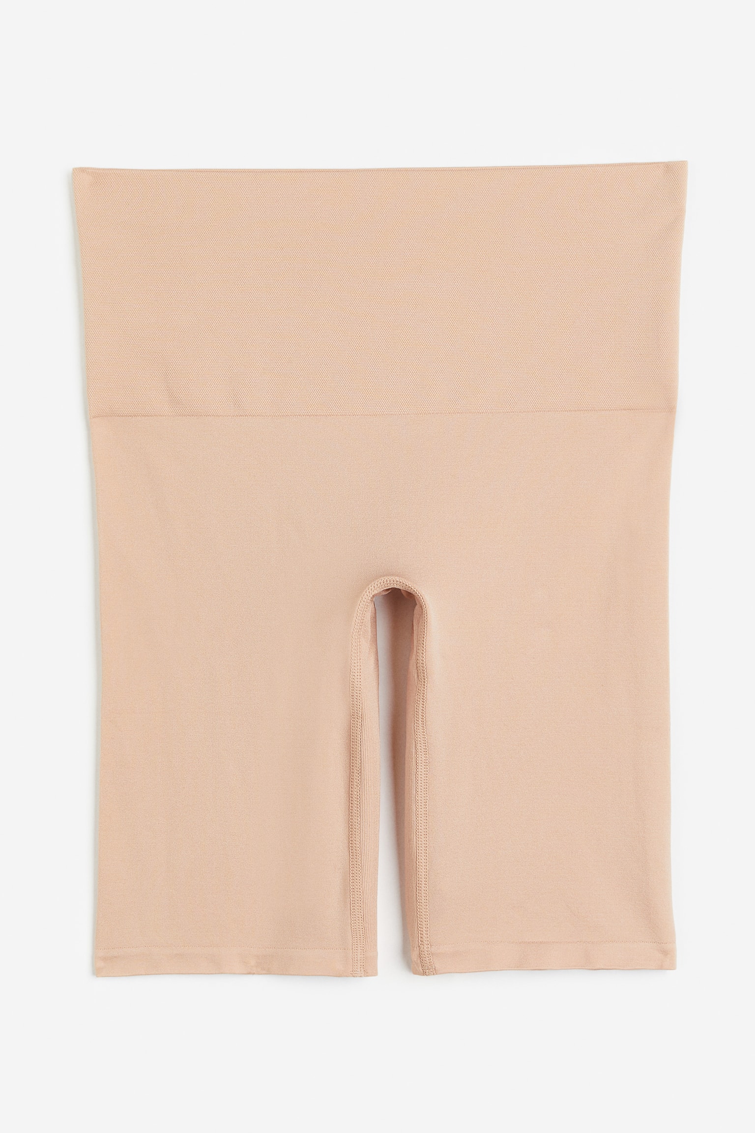 Seamless Shaping Bike Shorts - Beige/Black - 1