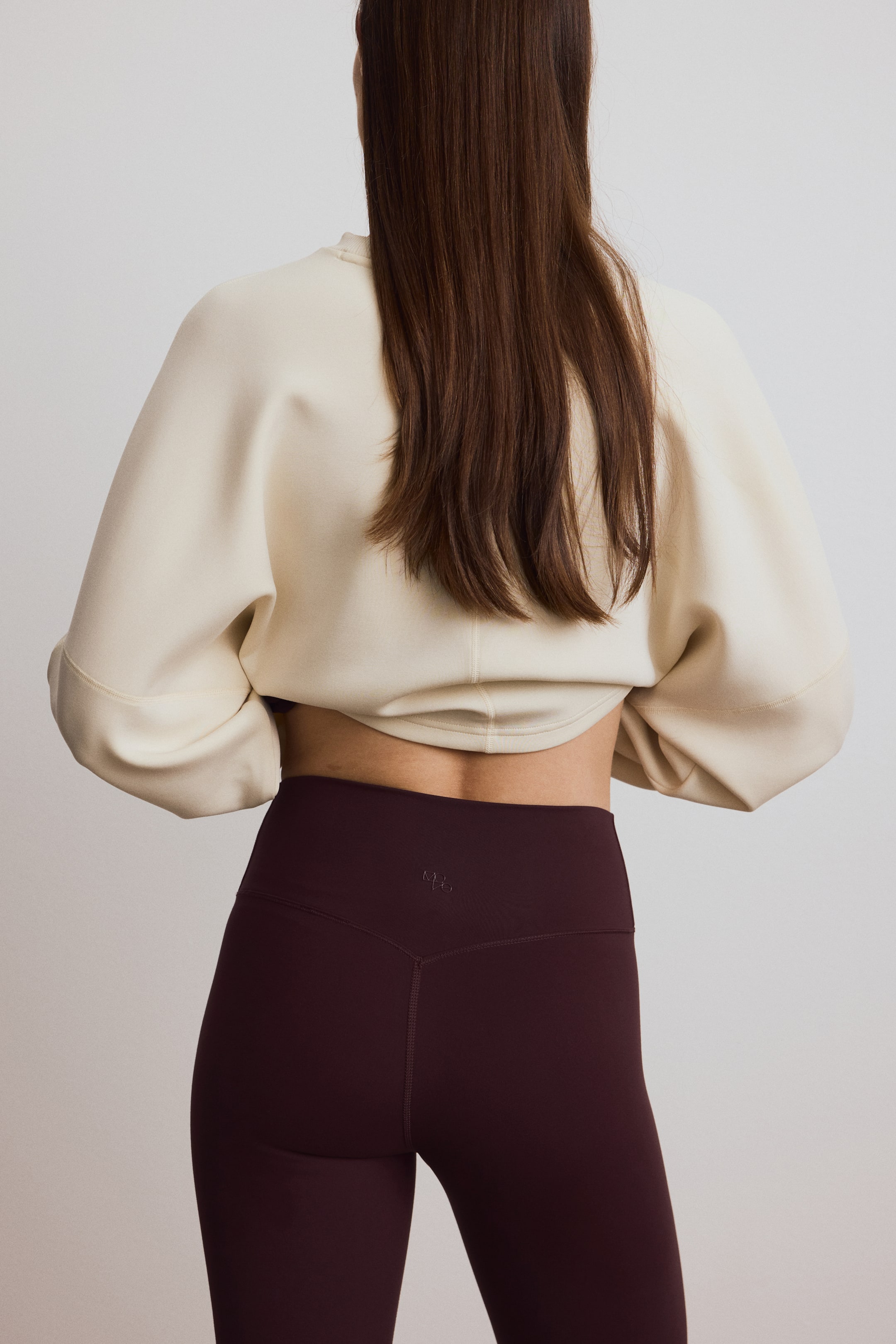 View larger image: Sports leggings with SoftMove™ - Chocolate plum - Ladies | H&M IN 3