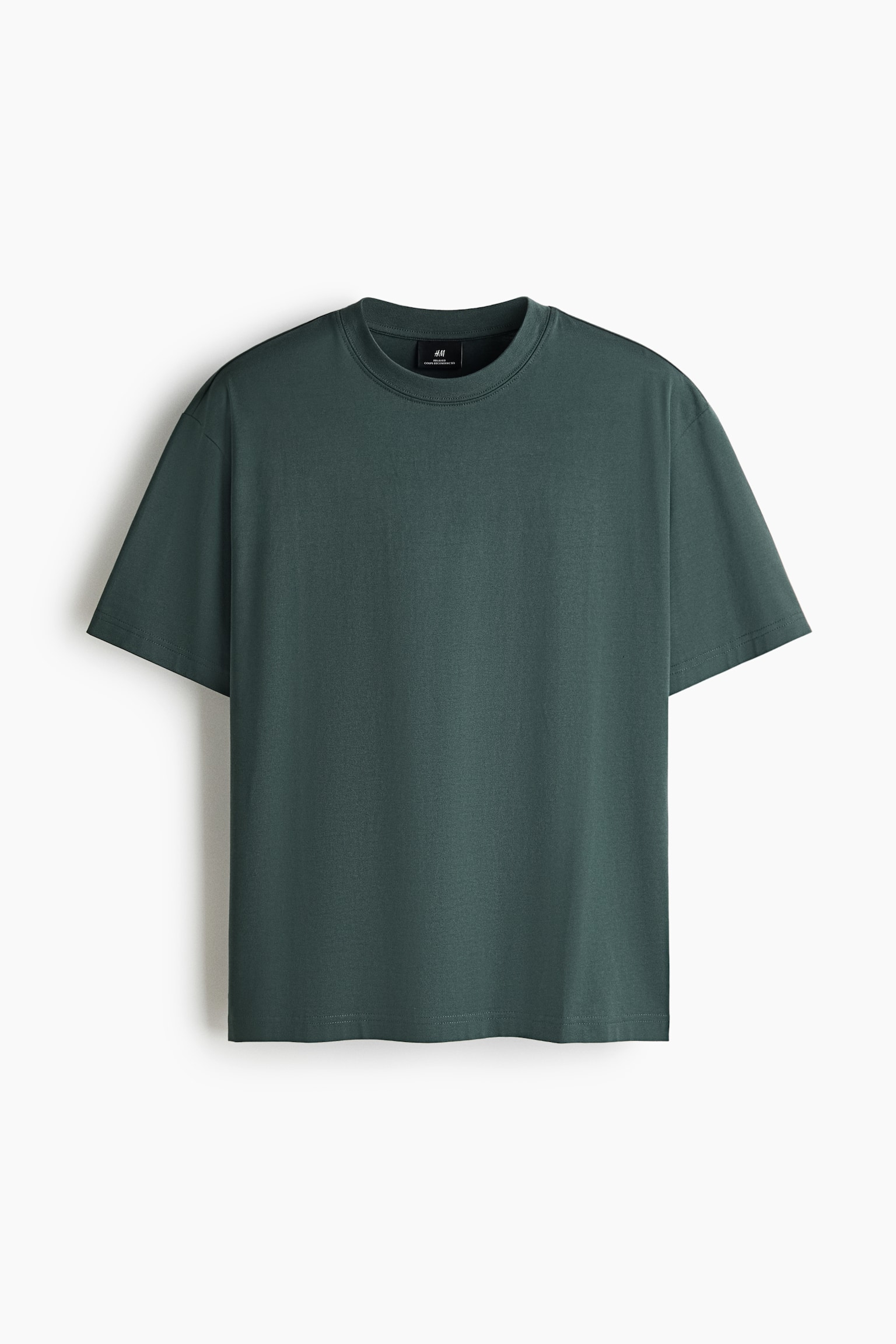 Loose Fit T-shirt - Dark teal/Black/White/Dark grey/Beige/Forest green/Pink/Dusty blue/Brown/Blue/Light blue/Dark plum purple/Green/Brown - 1