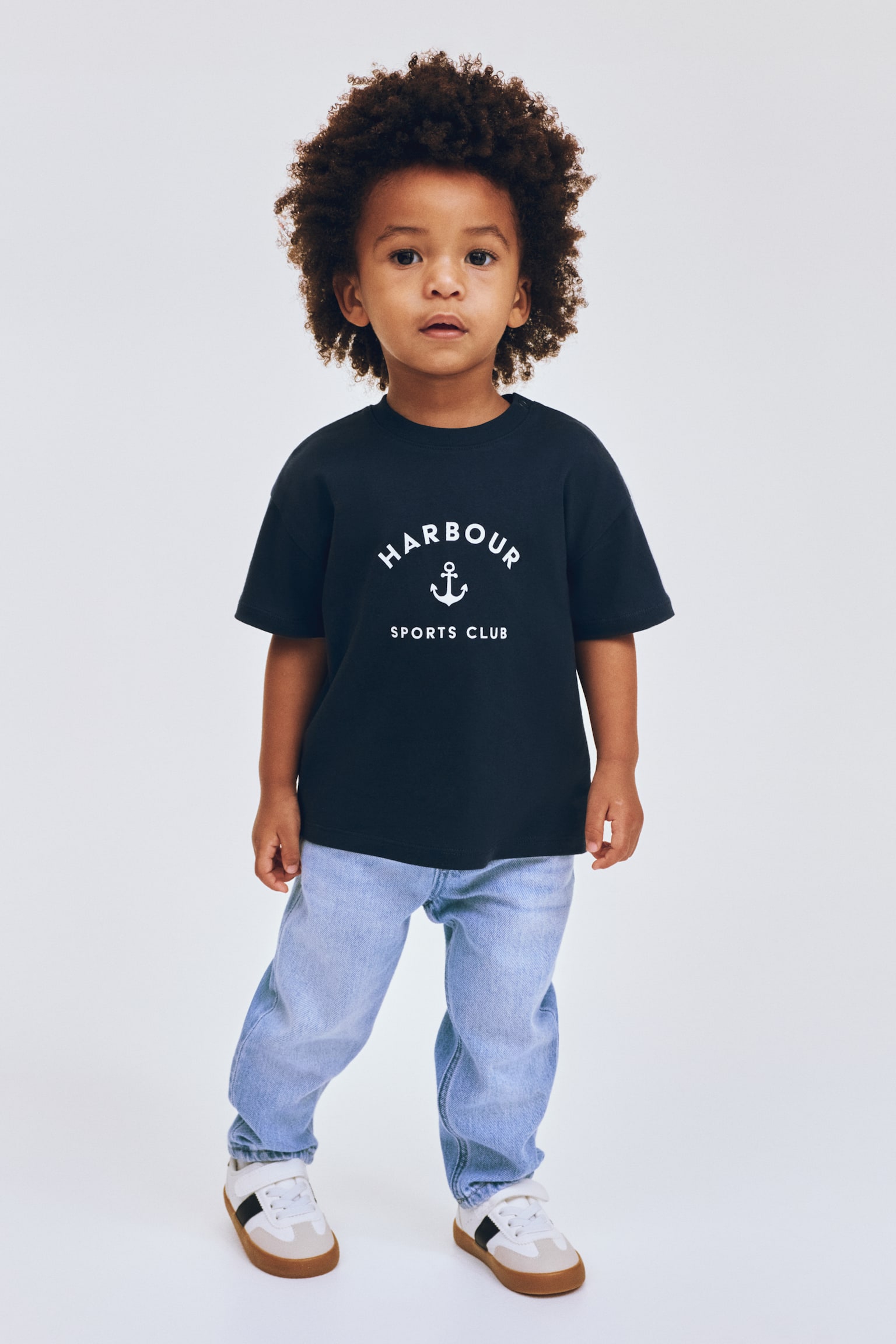 Бавовняна футболка із принтами - Темно-синій/Harbour/Білий/Bonjour/Світло-зелений/Game Time - 3