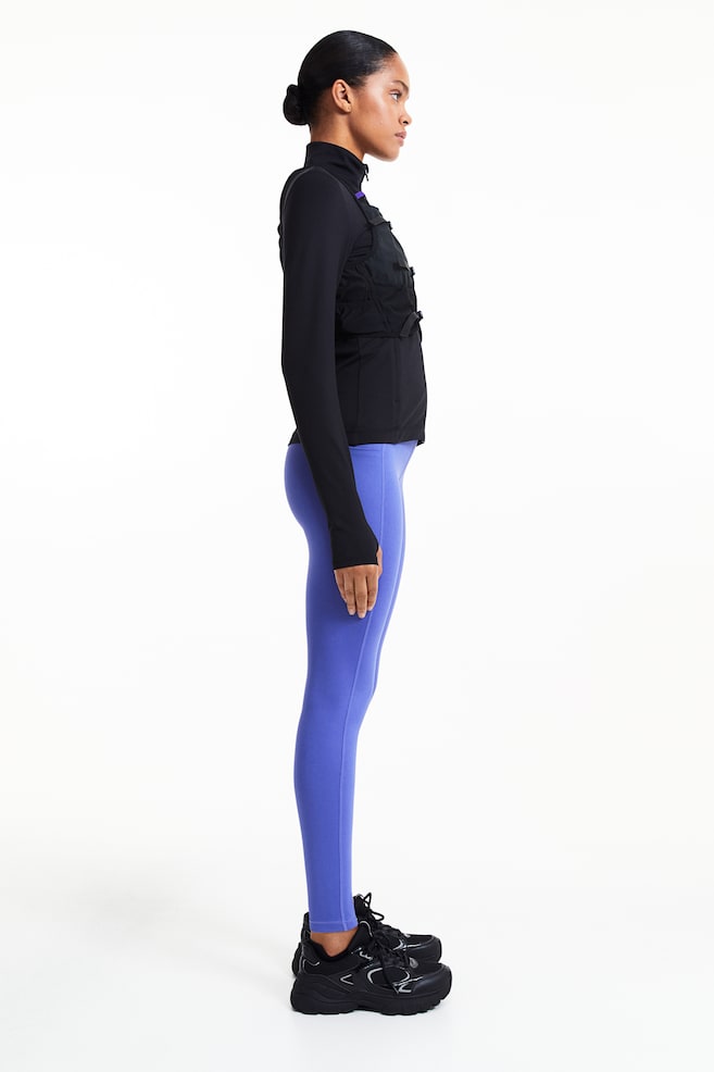 DryMove™ Pocket-detail sports tights - Lavender blue/Black/Dark green/Light khaki green/dc/dc - 7