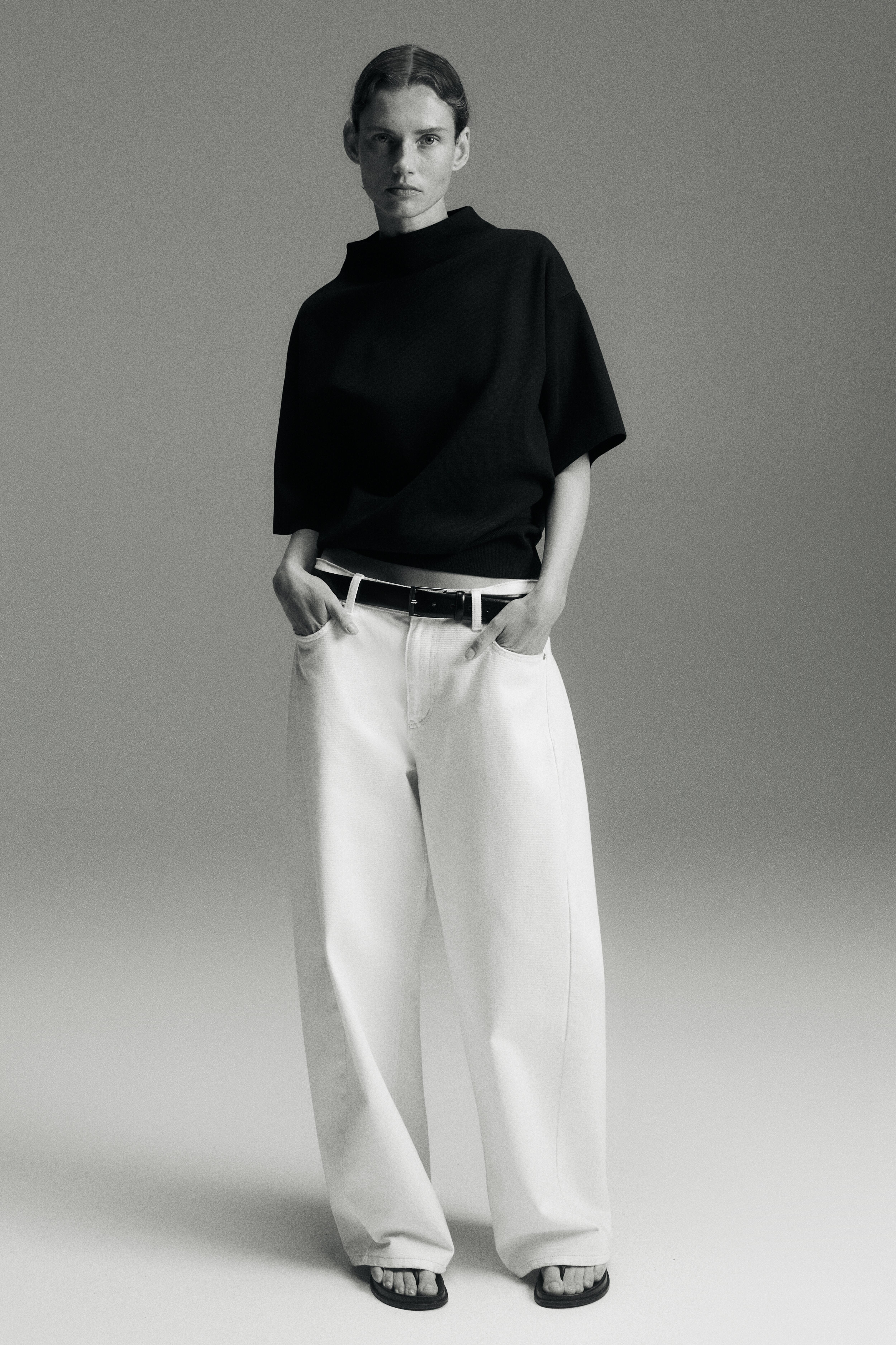Mock Turtleneck Top