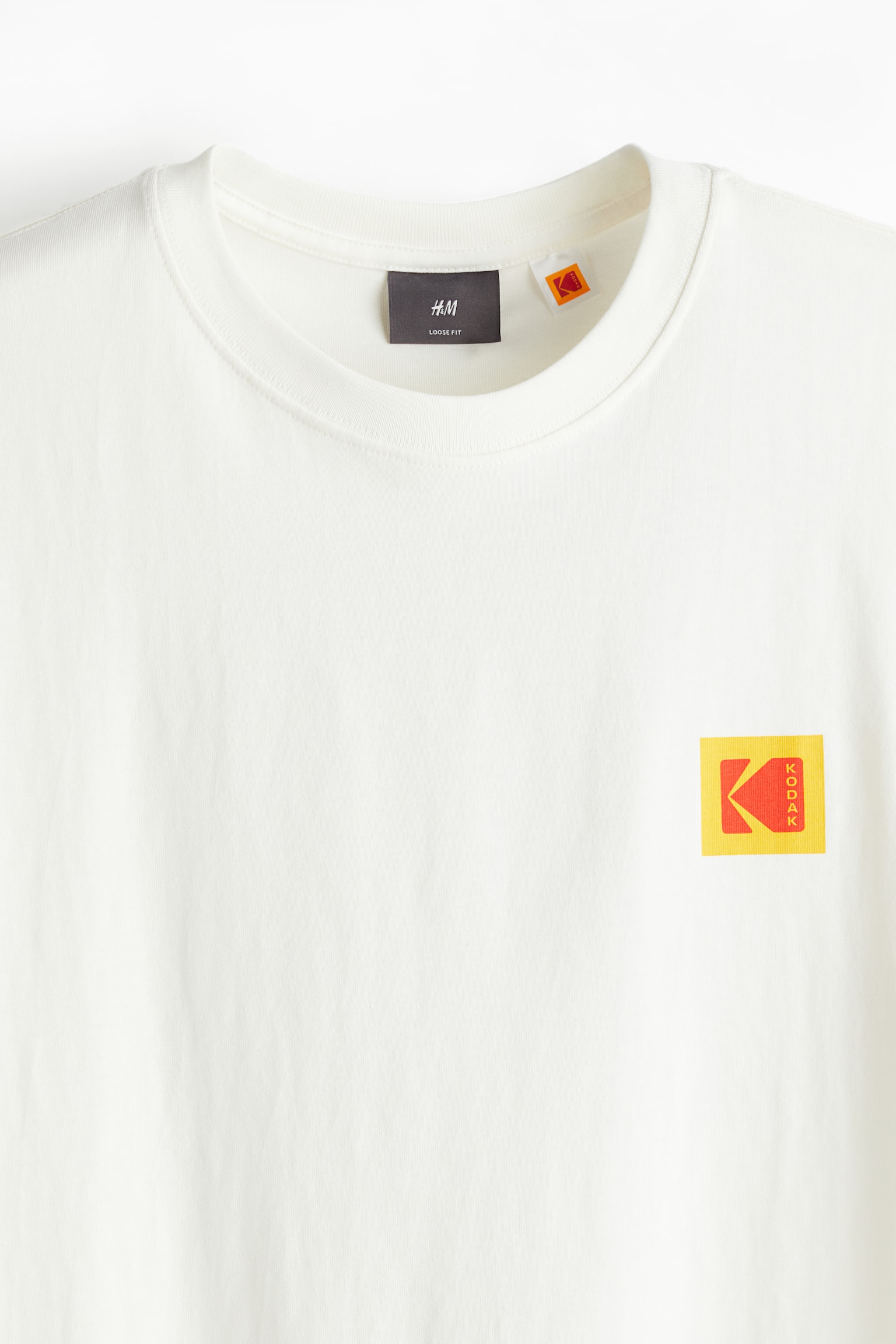 Loose Fit T-shirt - White/Kodak/White/Rocky/White/Jaws/White/2Pac/White/Discovery Channel/White/The Godfather/Black/Gorillaz/Beige/Camaro/White/Bob Marley/Light beige/Snoopy - 5