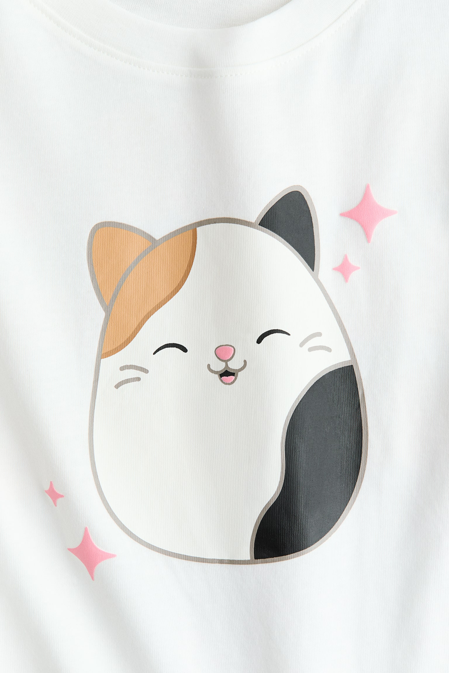 Loose-fit printed cotton T-shirt - White/Squishmallows/Dark brown/SmileyWorld®/Light blue/Pompompurin - 2