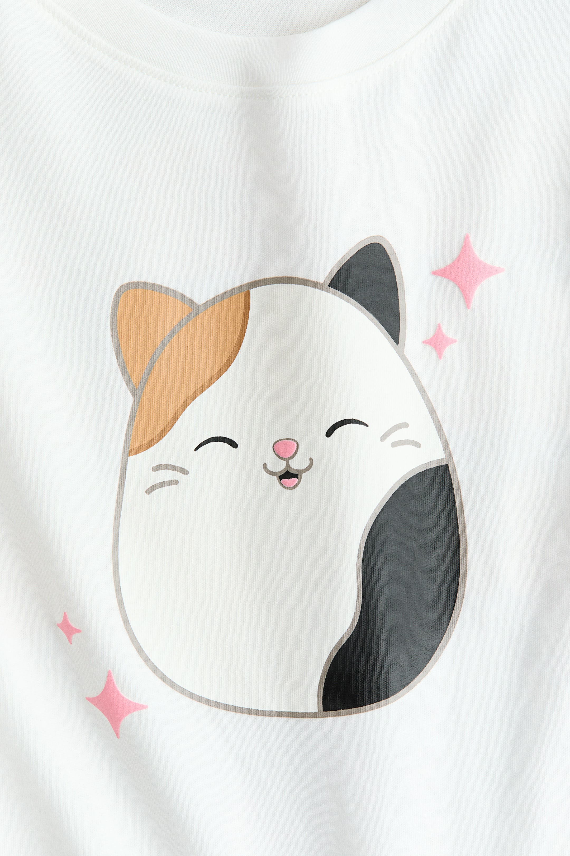 View larger image: Loose-Fit Printed Cotton T-Shirt - White/Squishmallows - Kids | H&M PH 2