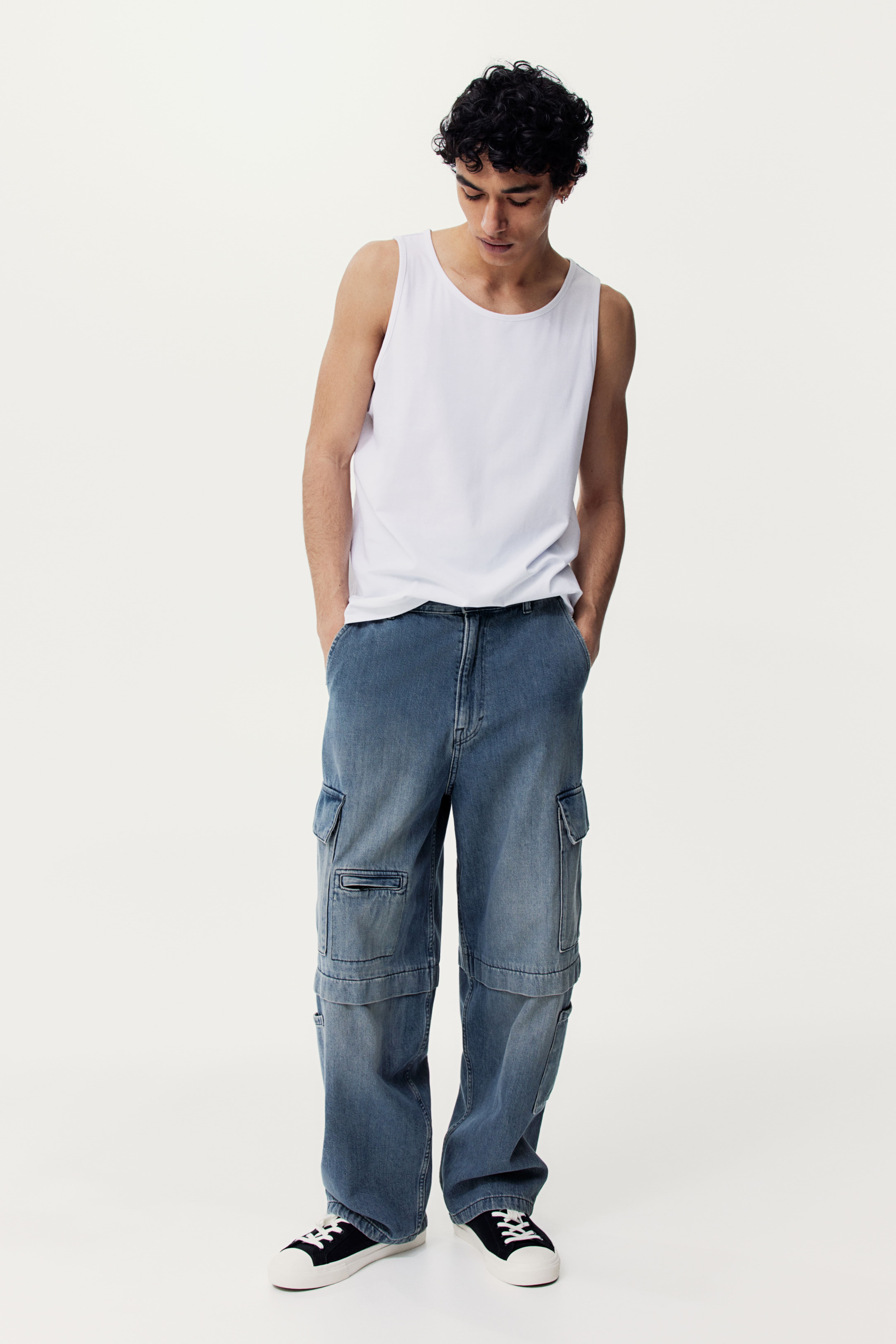 Cargo jean homme sale