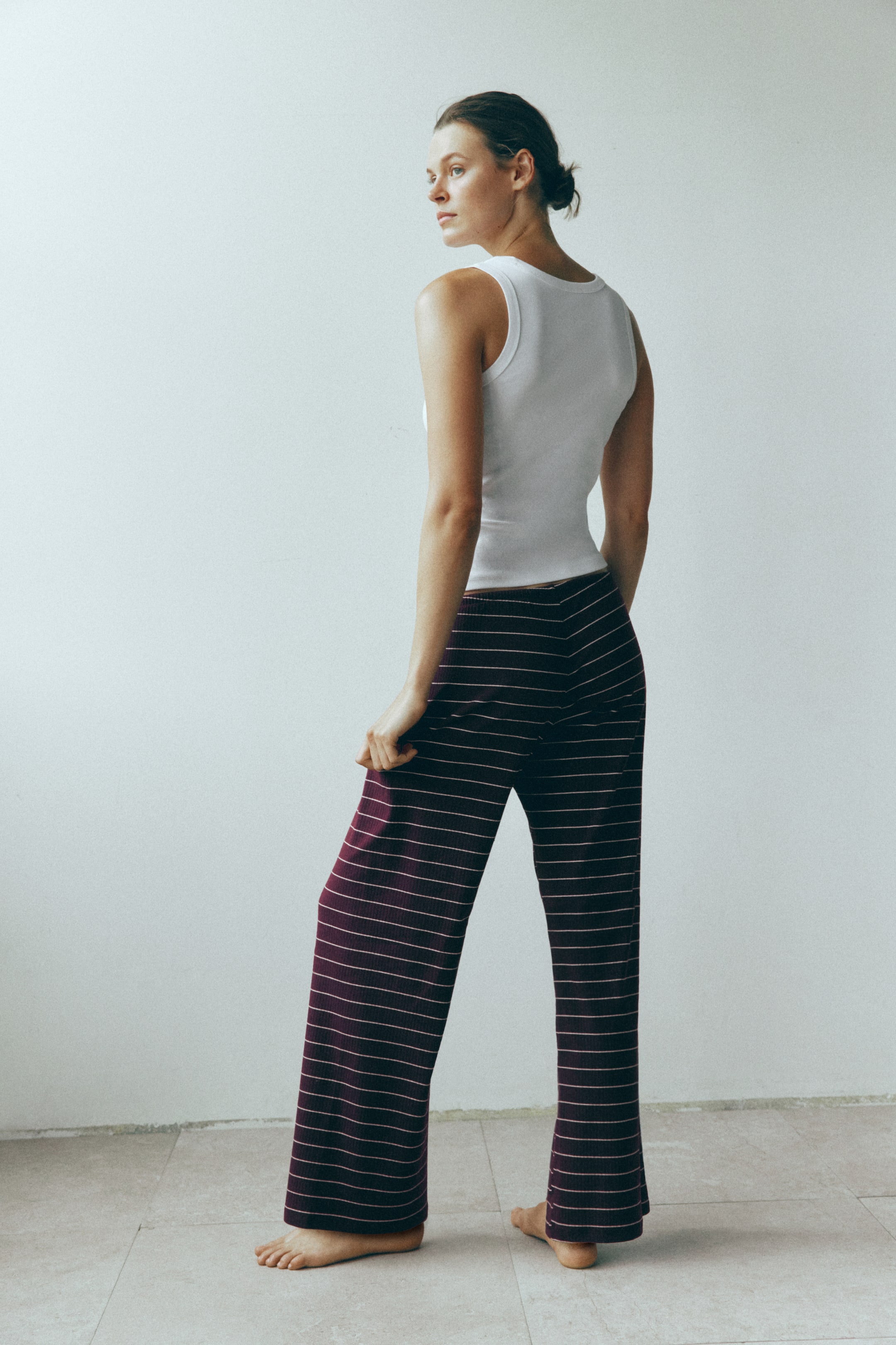 Cotton-Blend Pants
