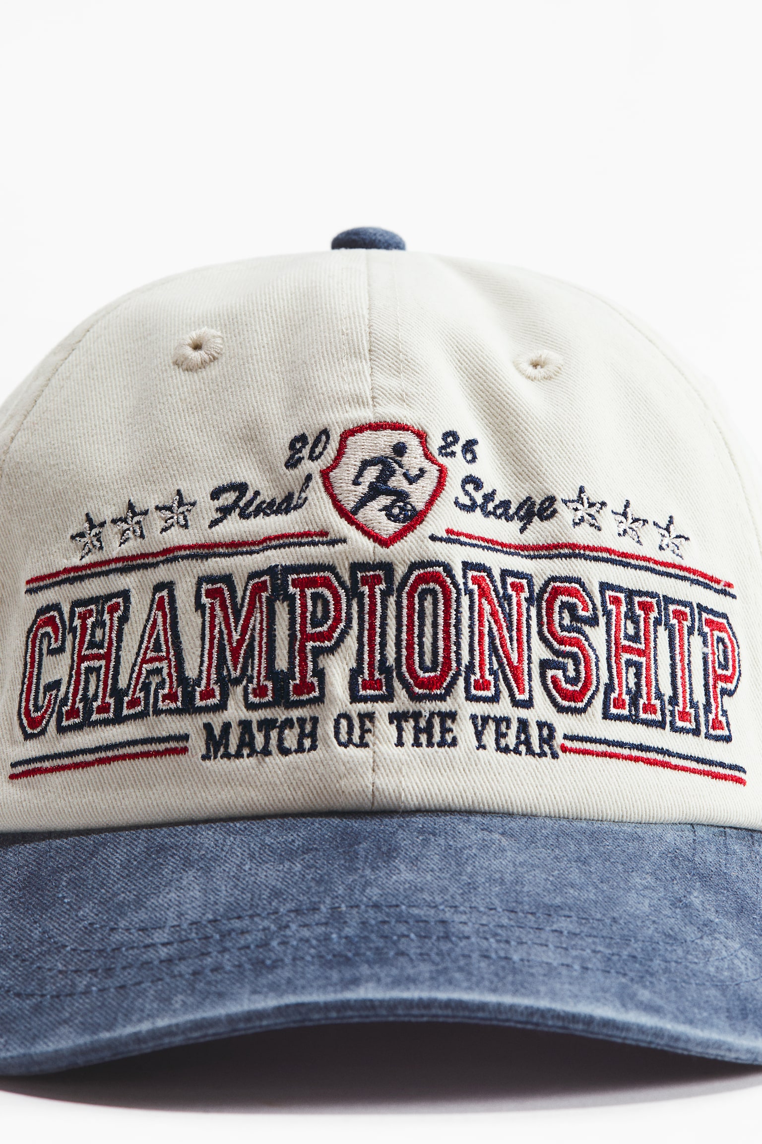 Cotton twill cap - Navy blue/Championship/Red/Golden/Black/Championship - 2