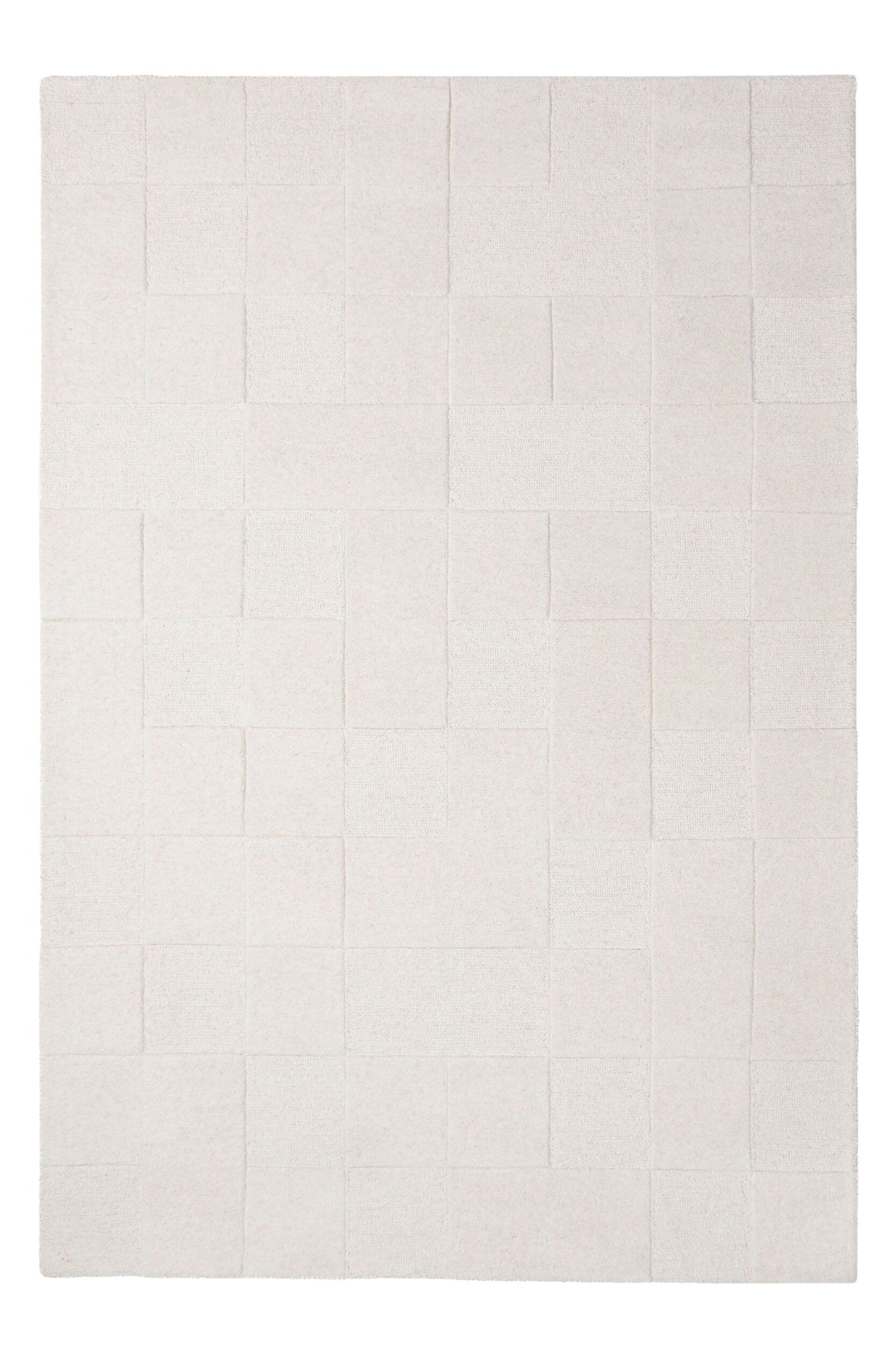 Tappeto Moderno In Lana Checkerboard - 1