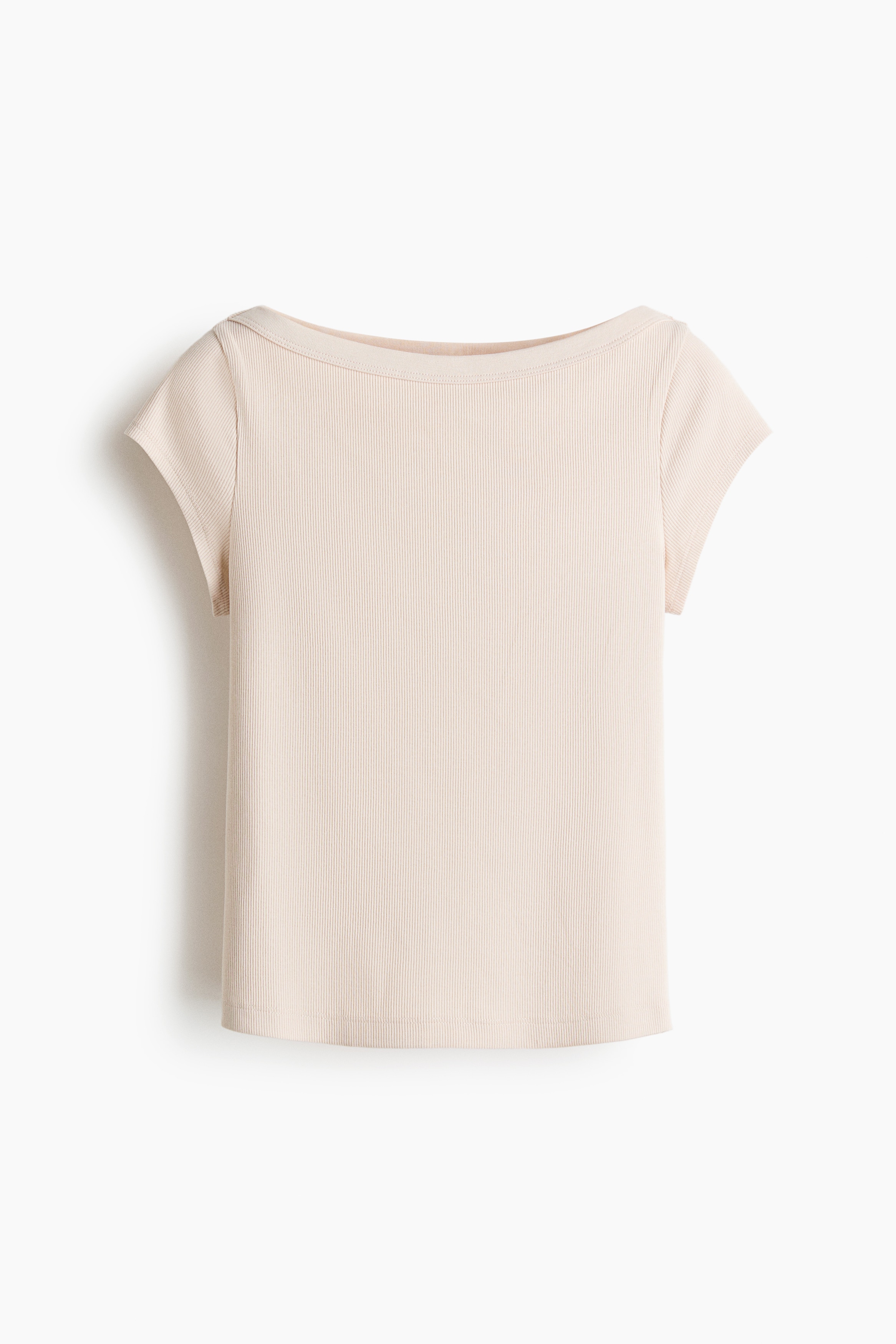 Rib-Knit Boat-Neck Top from H&M - $12.49