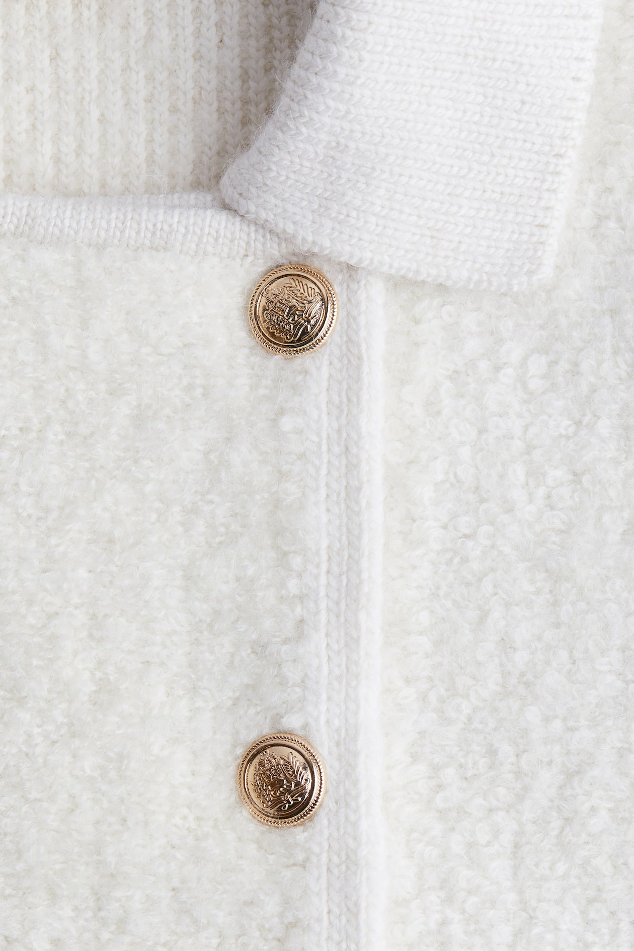 Double-Breasted Boucle Cardigan - image 2