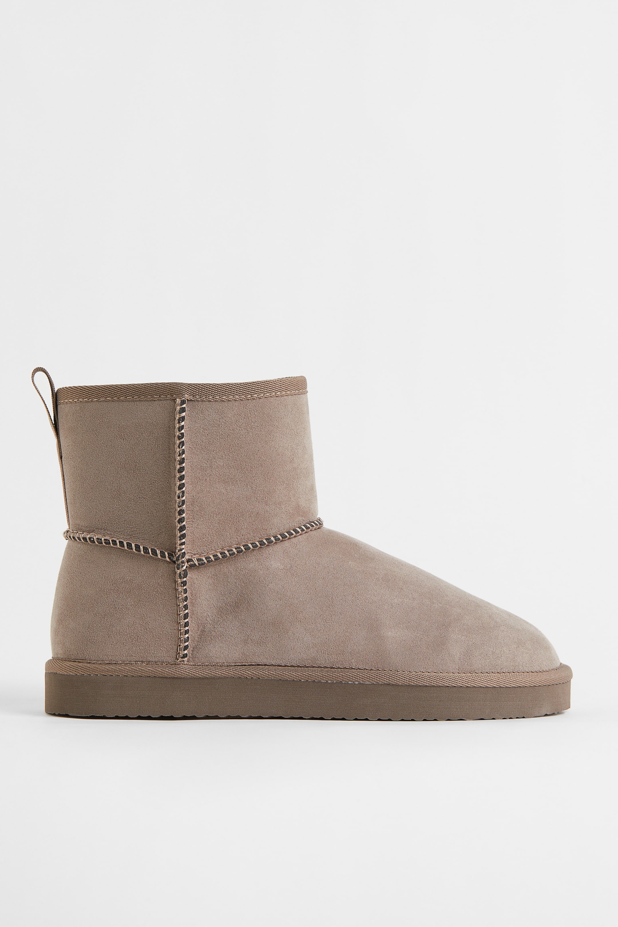 Warm-lined Slip-on Boots