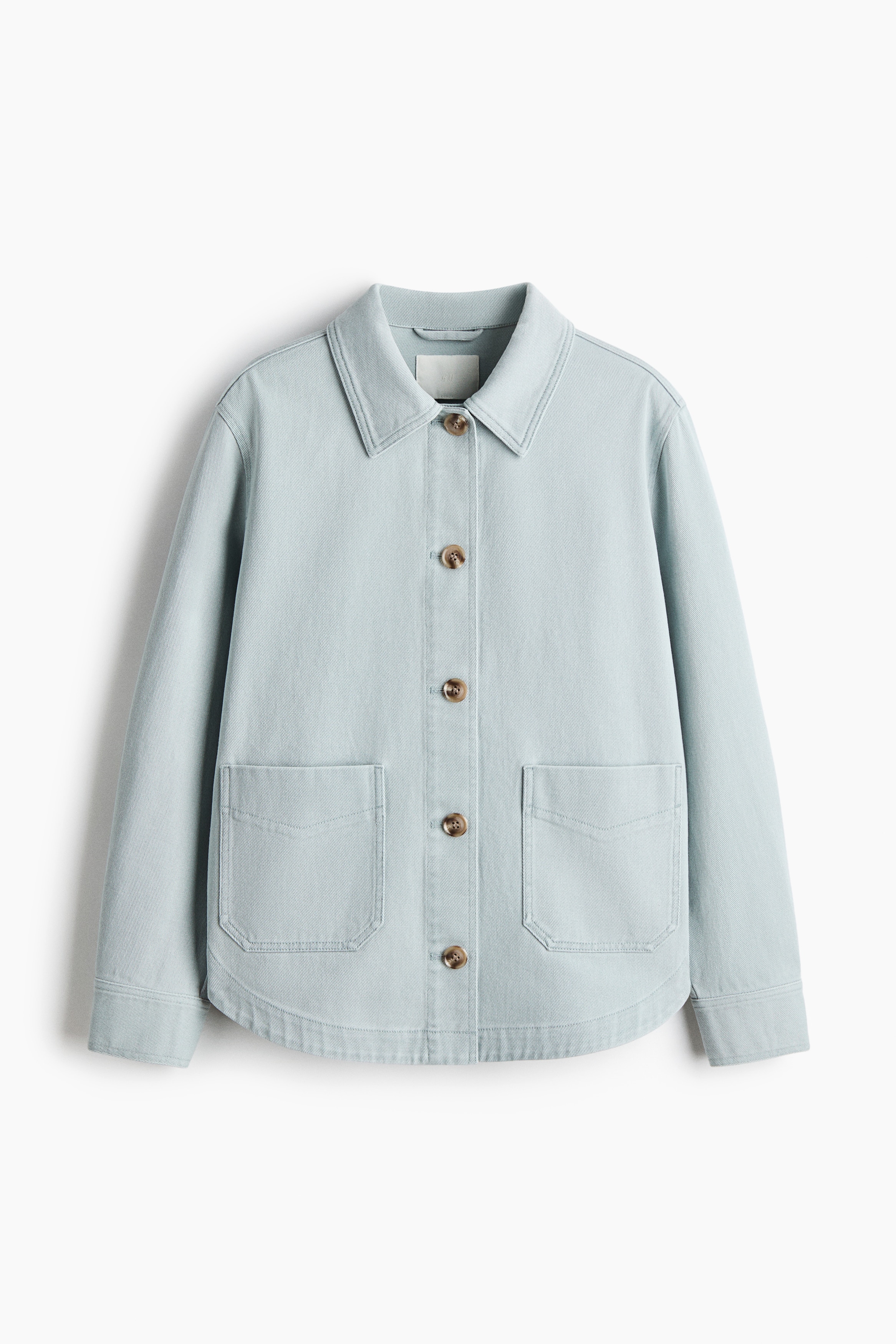 Shacket - Light dusty turquoise/Khaki green